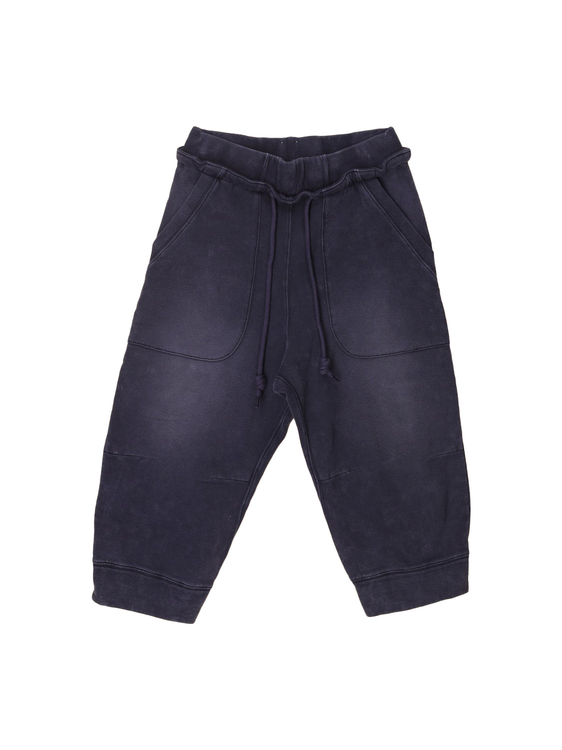 R13 Deconstructed - cropped sweatpant  navy S