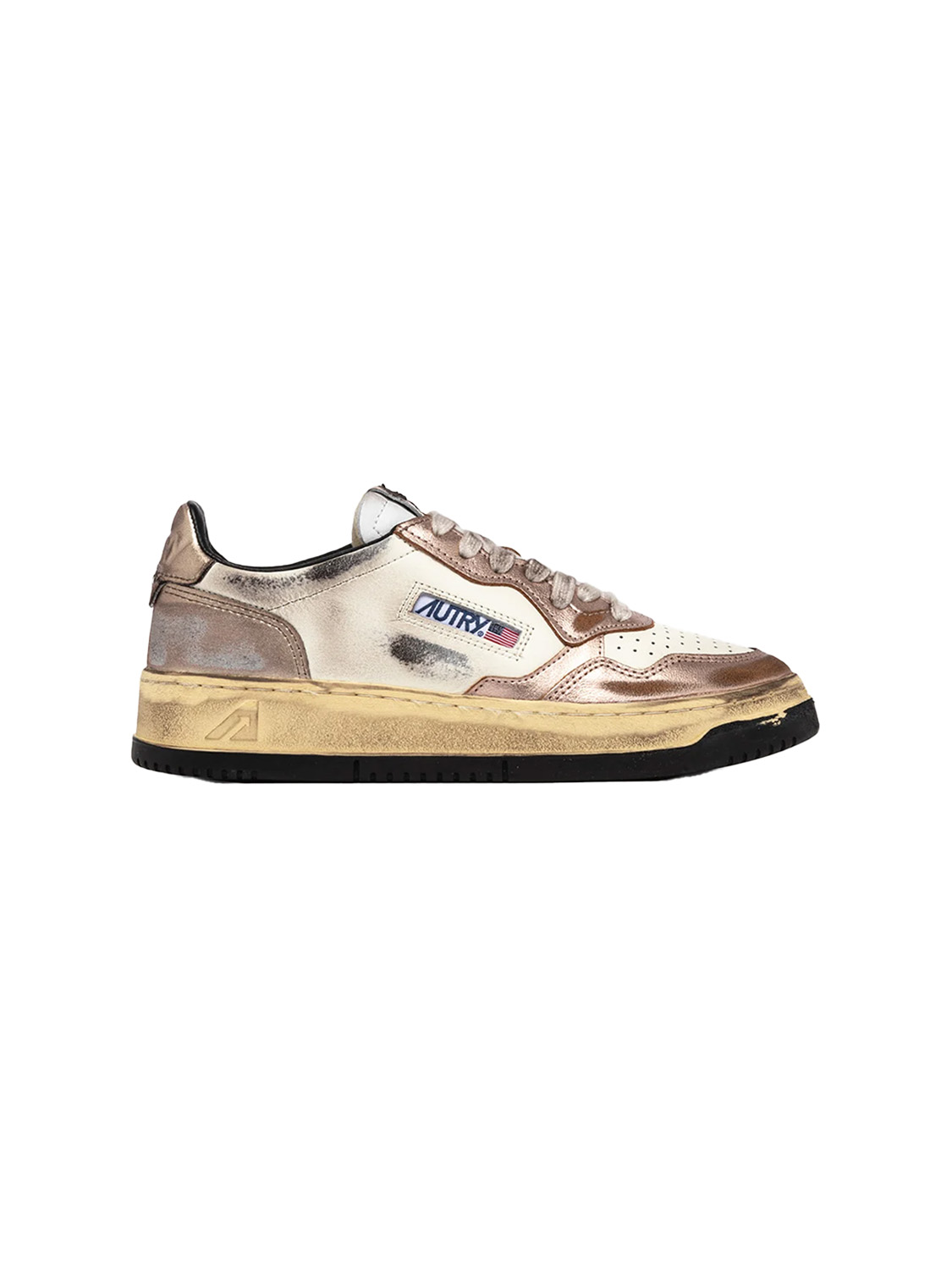 Autry Medalist Low – Super vintage leather sneakers  beige 41