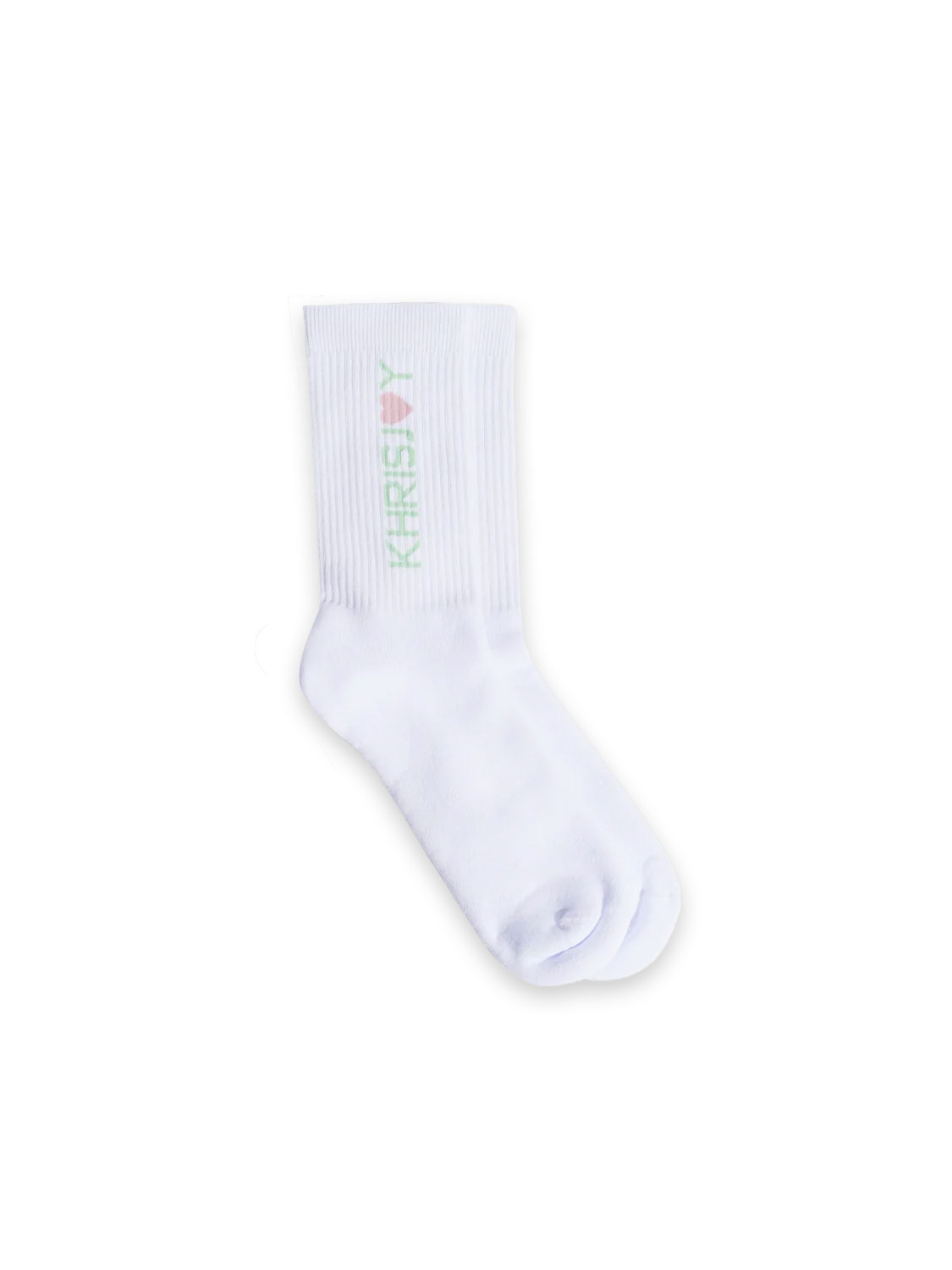 khrisjoy KJ Socks - Tennis socks with logo print   green One Size