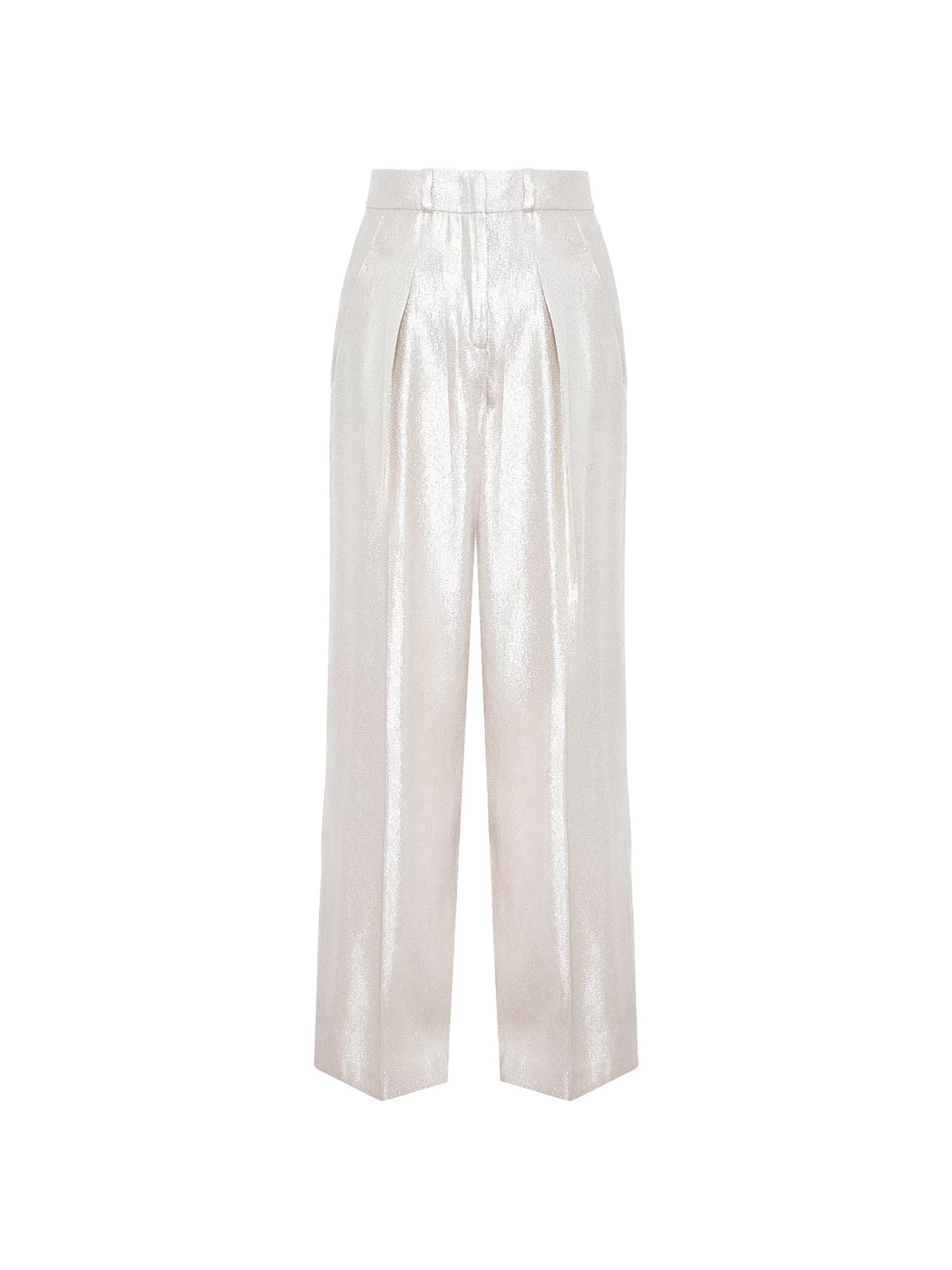 Sly010 Flora – Glitter Wide Leg Pants  creme 38