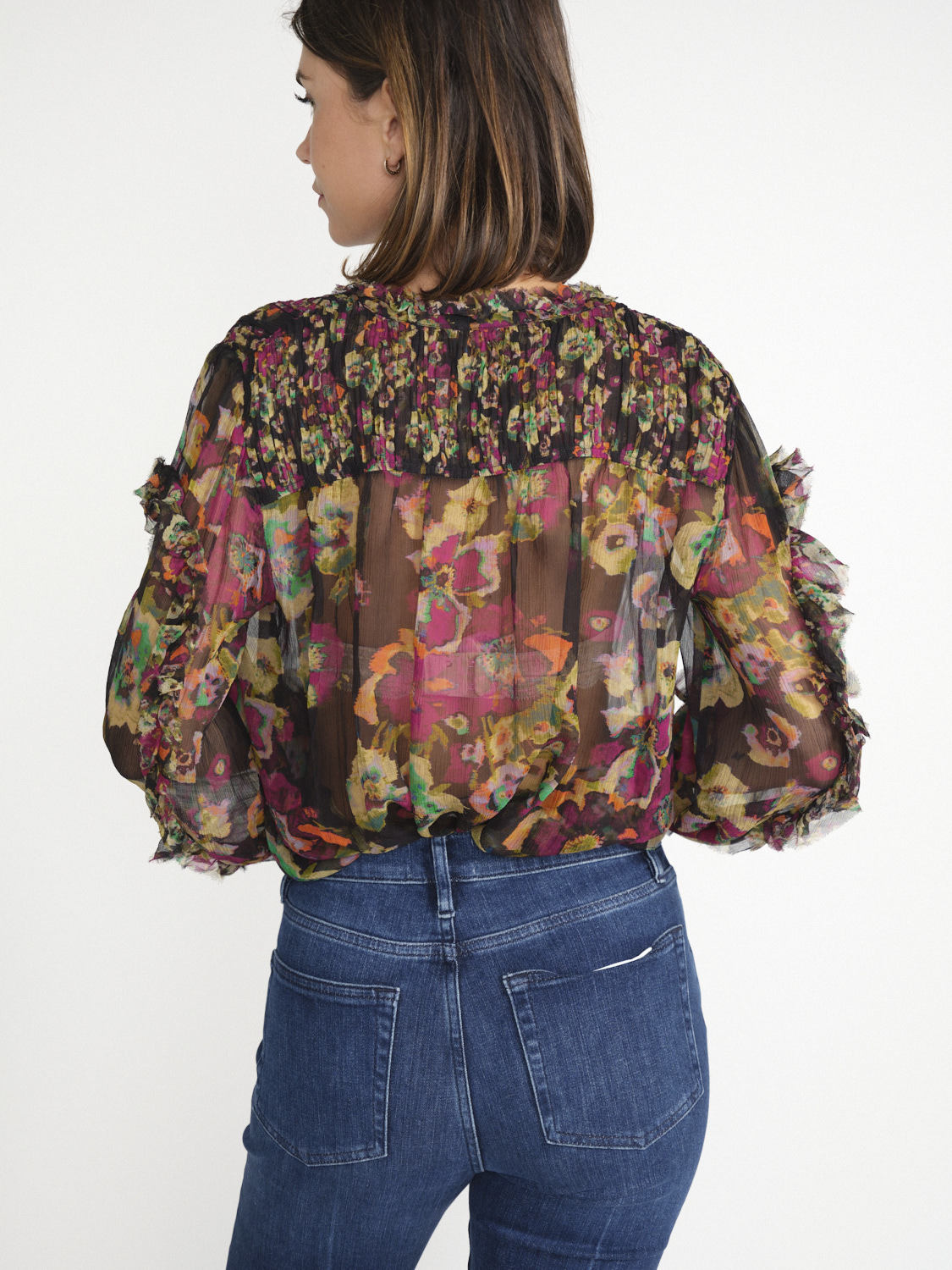 Ulla Johnson Andi blouse with floral print  multi 42