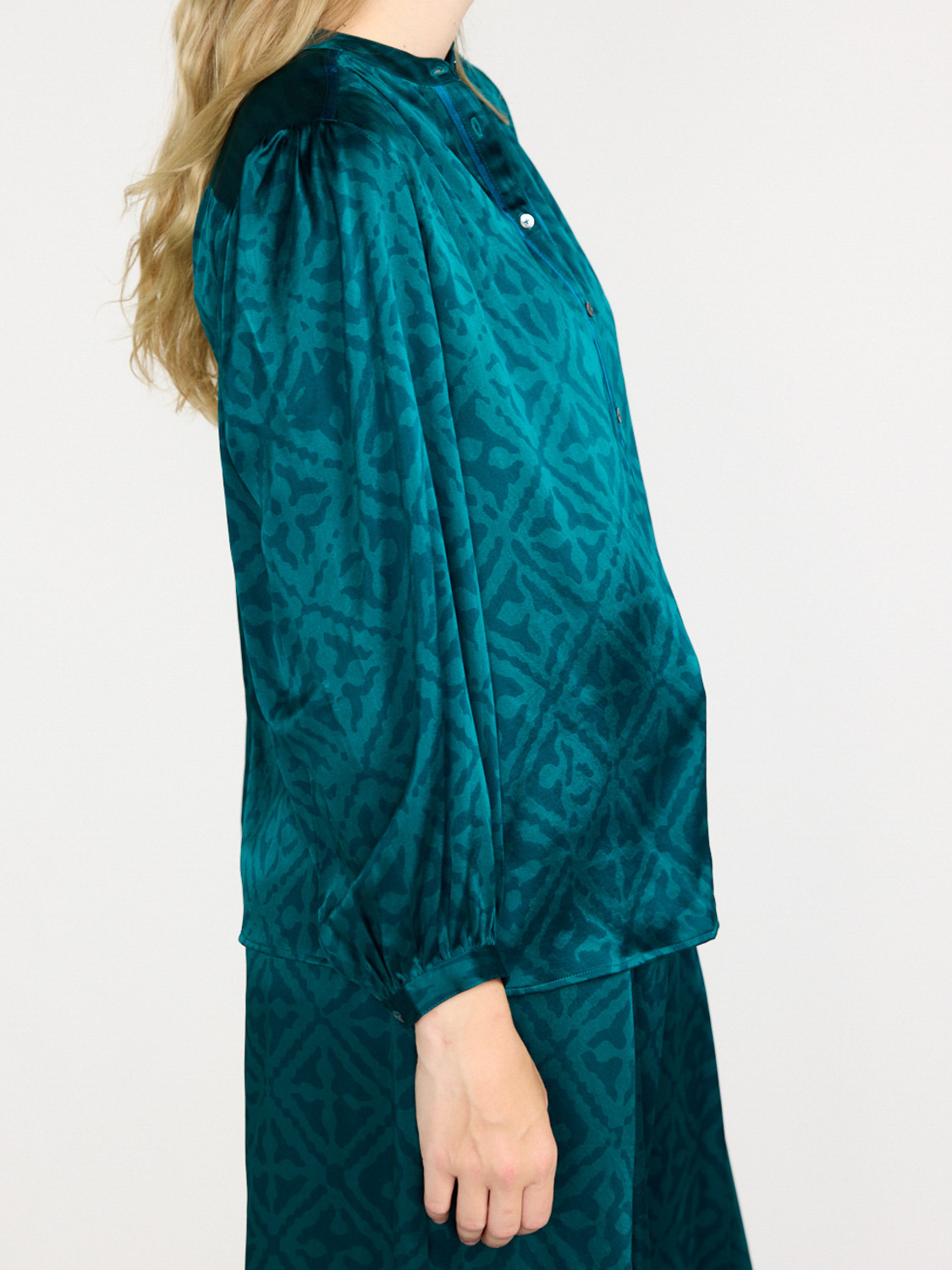 friendly hunting Eyes of Marrakesh - blouse petrol S