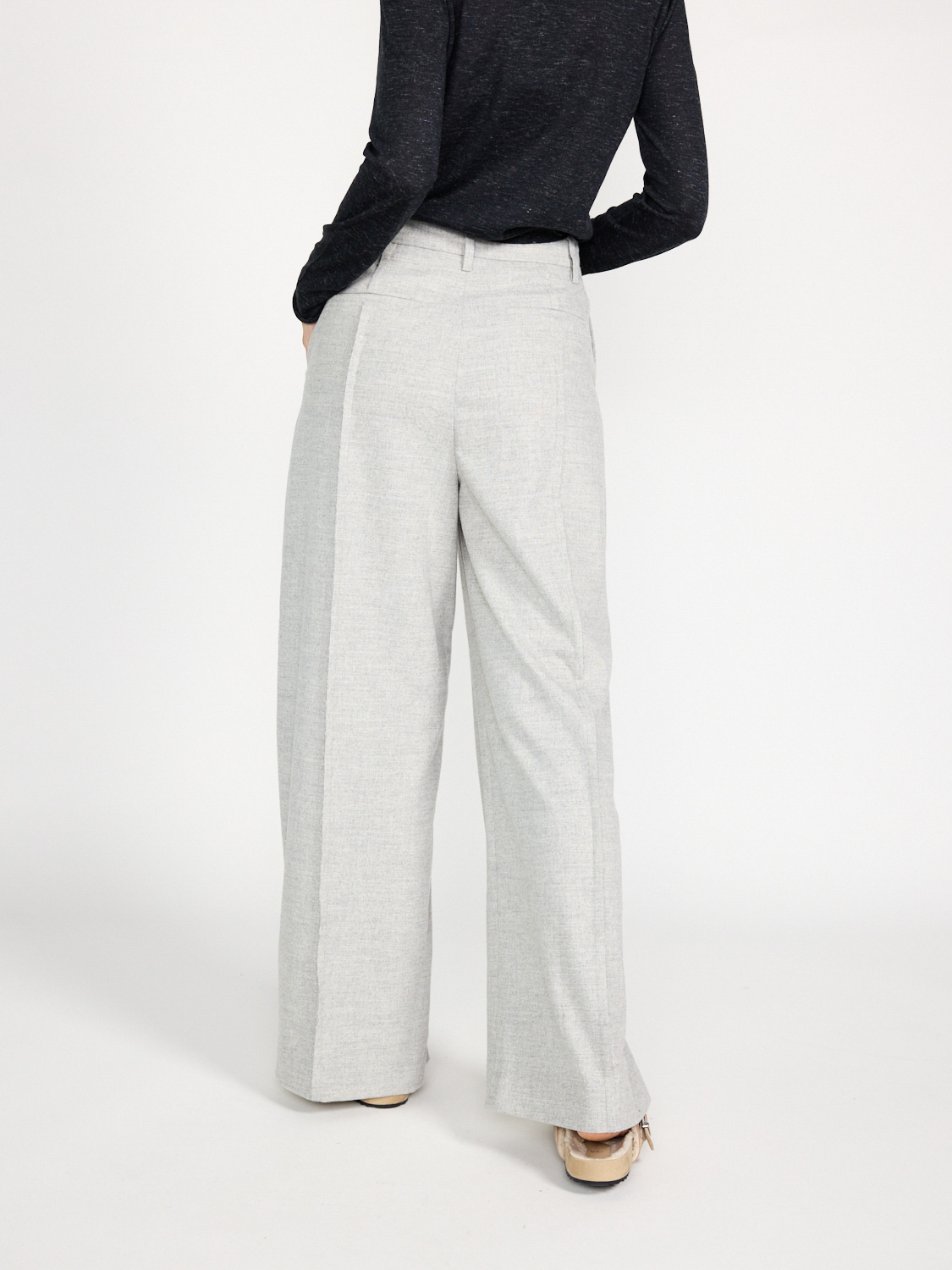 Rossi Jean – suit trousers with wool content  white M