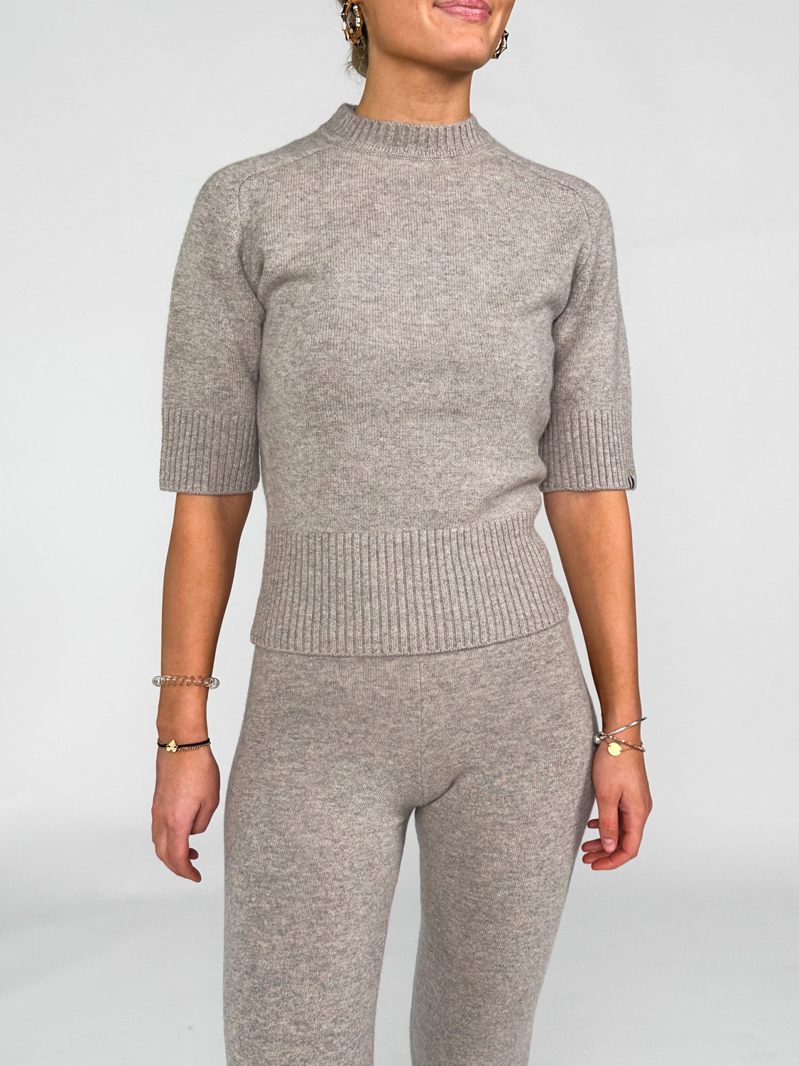 Extreme Cashmere N°374 Lauren – kurzärmliger Pullover aus Cashmere  topo Talla única