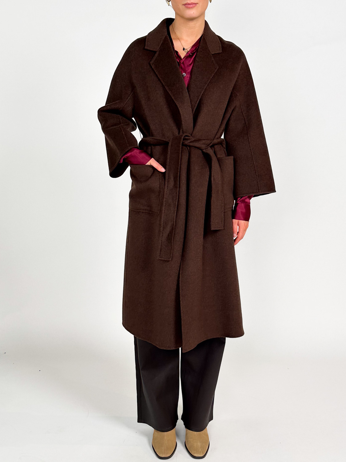 Arma Seguret – wool coat  brown 34