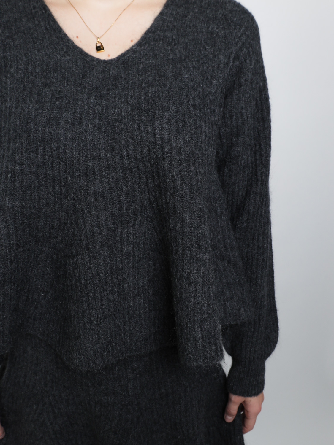 By Malene Birger Cova - Pullover aus Woll-Mix   grau XS