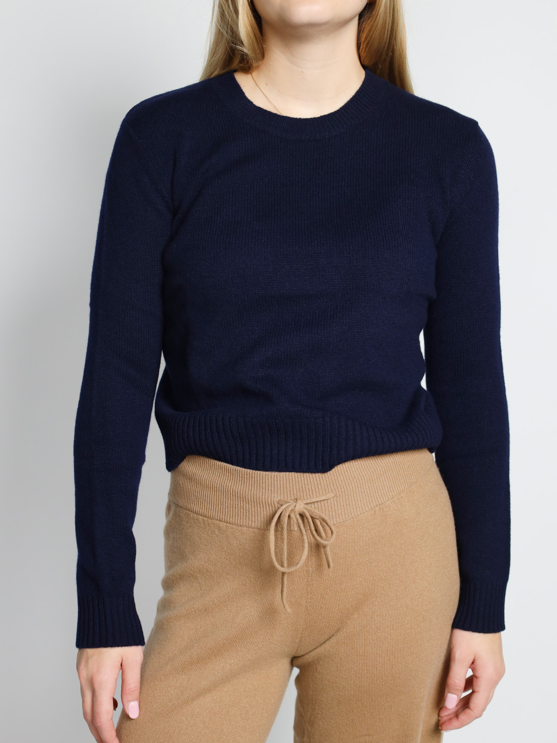 Lisa Yang Mable – cashmere sweater  marine XS/S