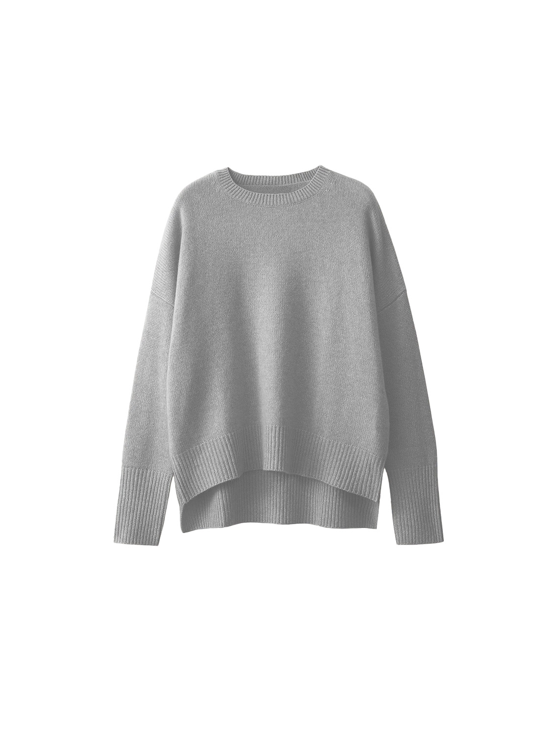 Lisa Yang Mila – cashmere sweater  hellgrau 34