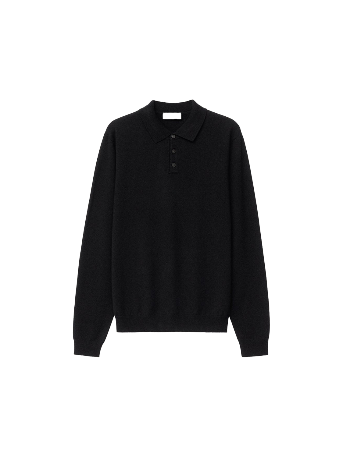 Iris von Arnim Isleton merino wool polo sweater  black M