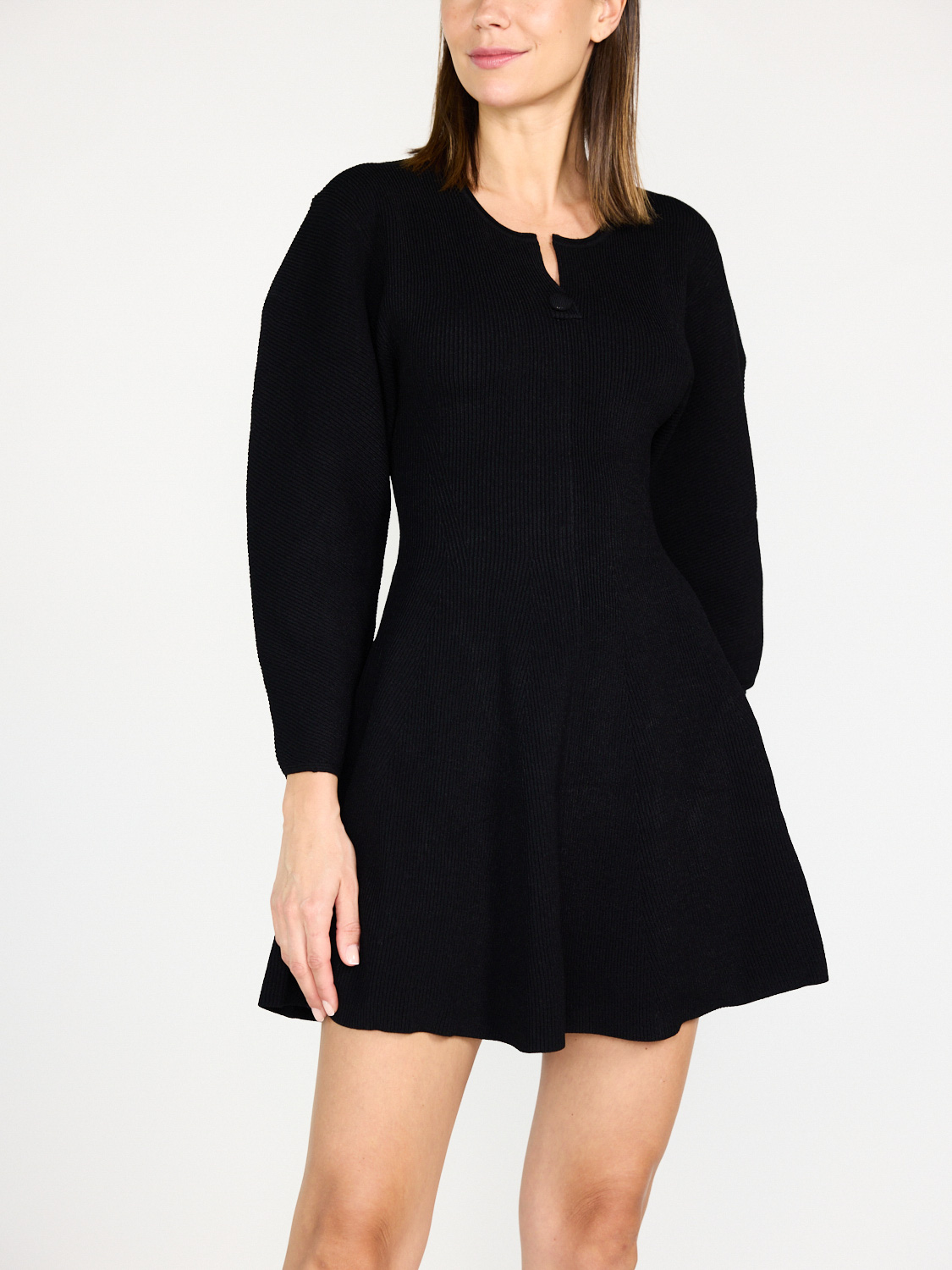 By Malene Birger Francesa voluminous mini dress  black XS