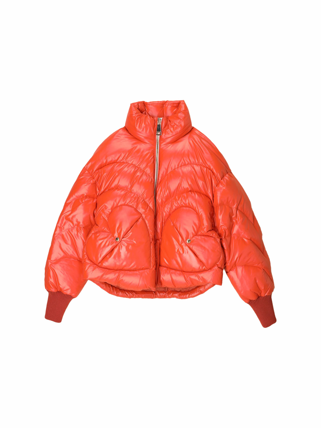 khrisjoy Corazon – Shiny down jacket  orange S/M