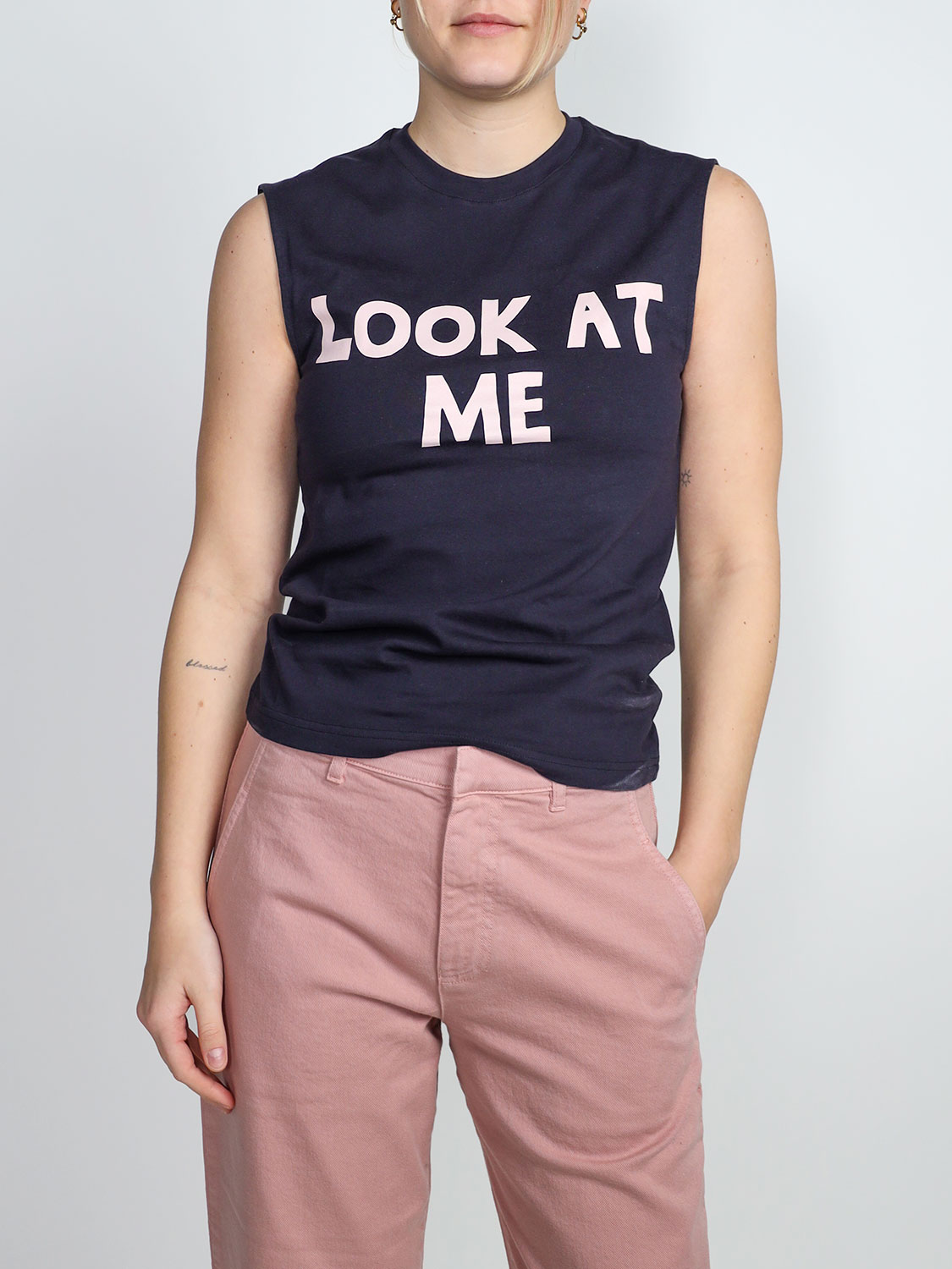 JW Anderson Look at Me – Shirt aus Baumwolle   navy XS