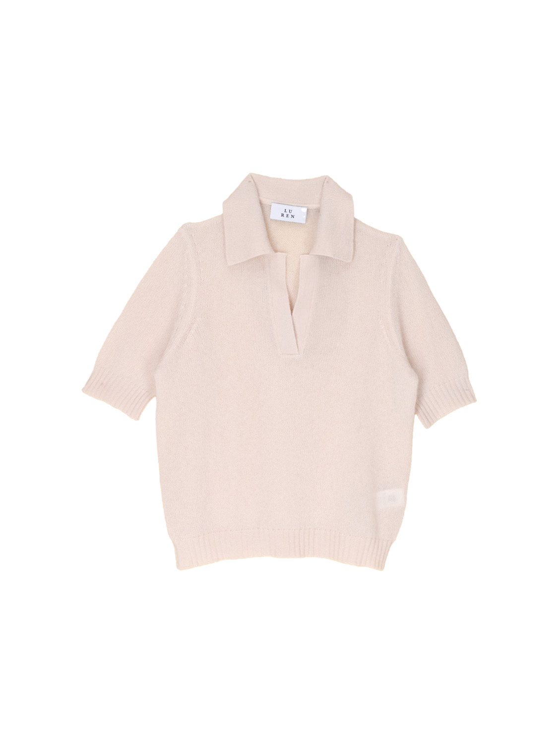 LU Ren Adela – Cashmere shirt  beige S