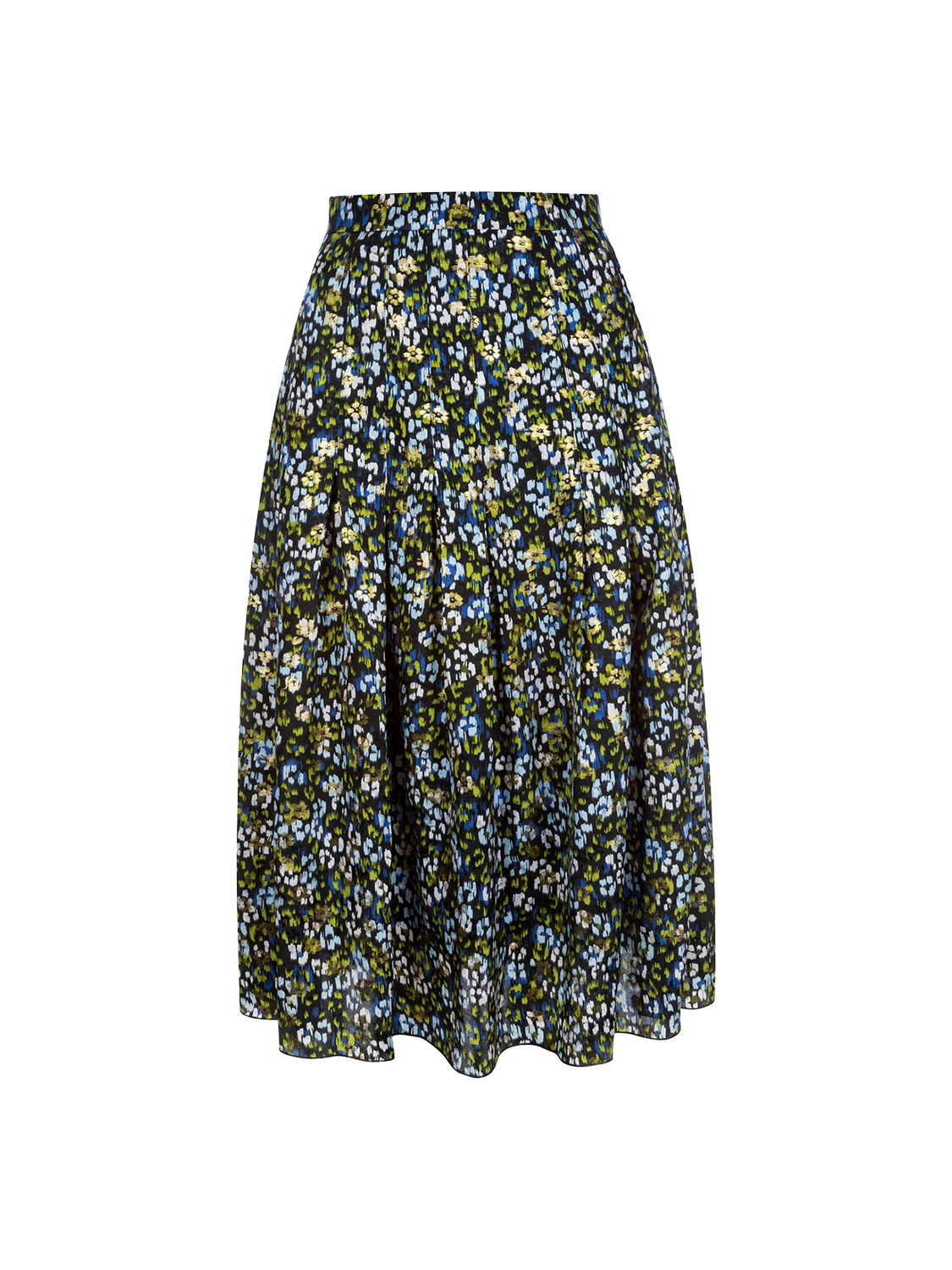 Antonia Zander Lameh skirt with floral print  multi S