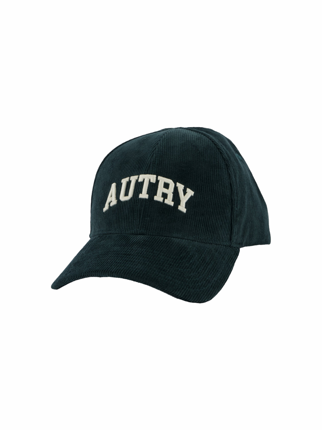 Autry Basketball aus Kord mit Stickerei   grün Taille unique