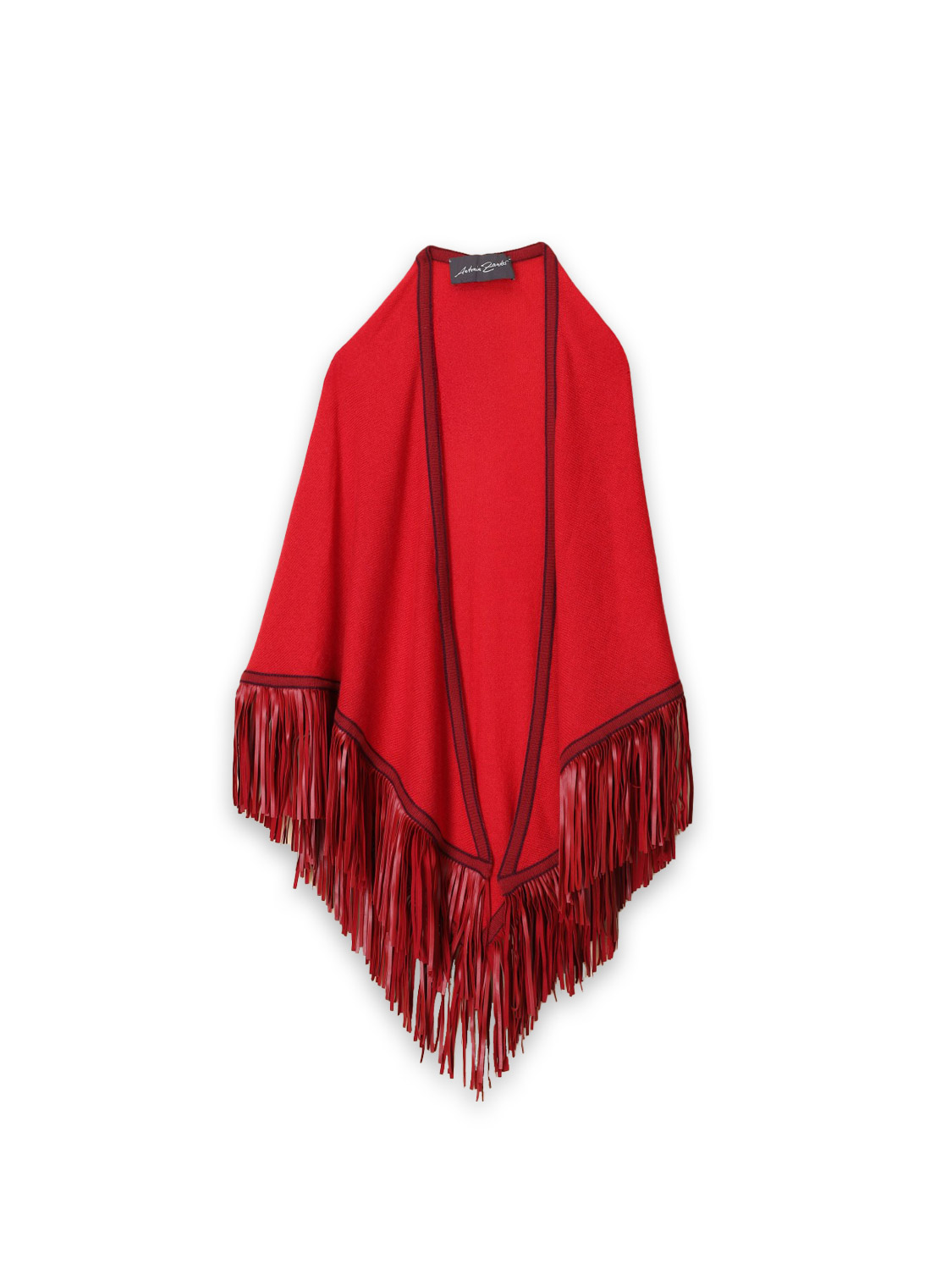 Antonia Zander Triangolo – Schal aus Cashmere  rot One Size