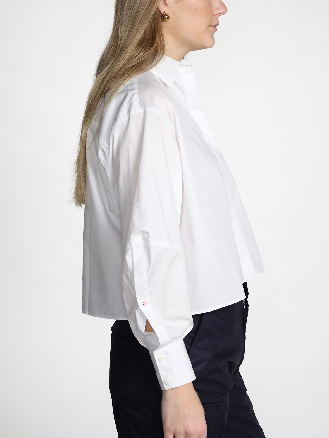 Cuantico Soho - Bluse aus Baumwolle white XS/S