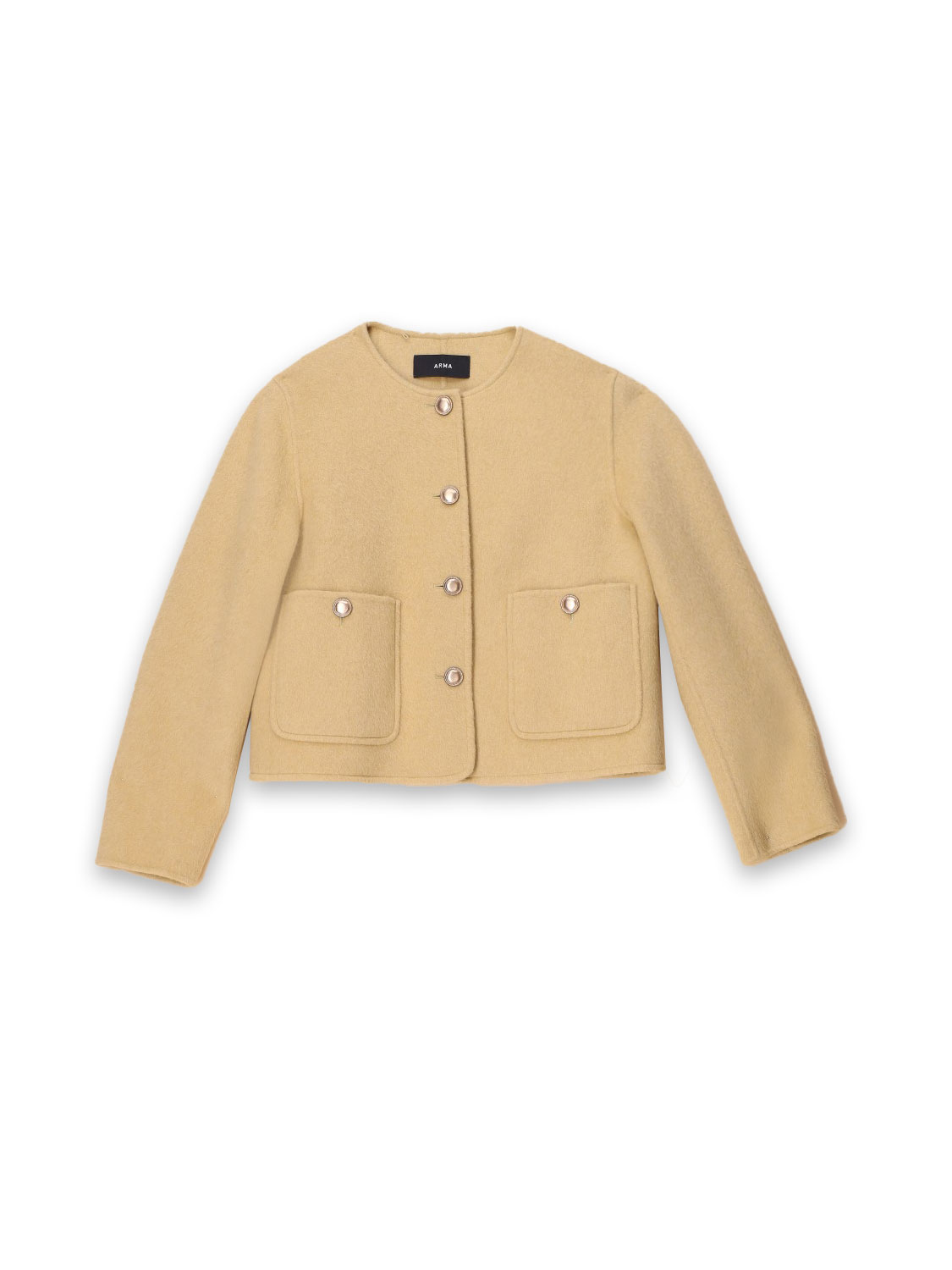 Arma Alains - Short wool jacket   36 beige