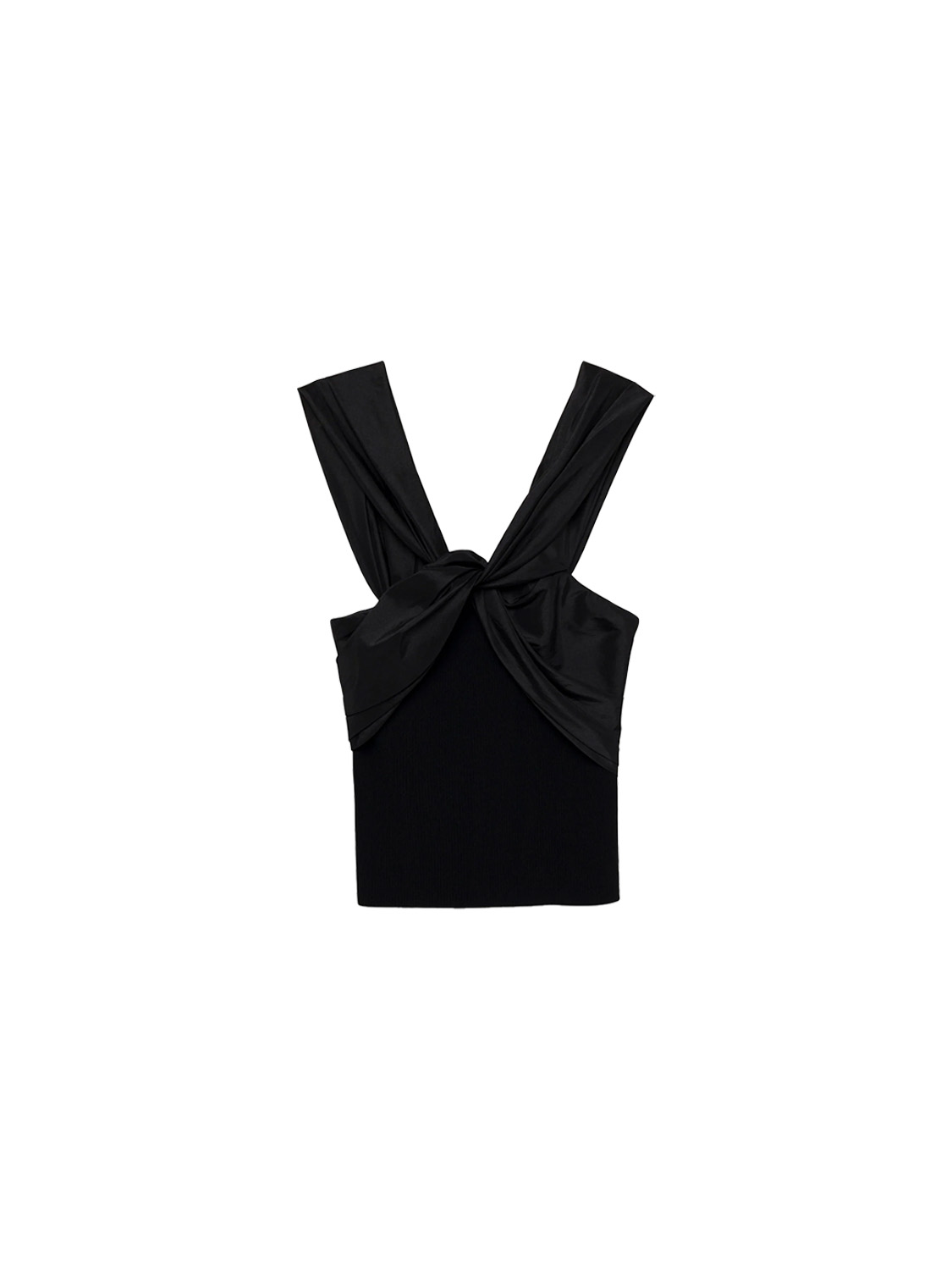 Simkhai Celiana - Top with knot detail   black S