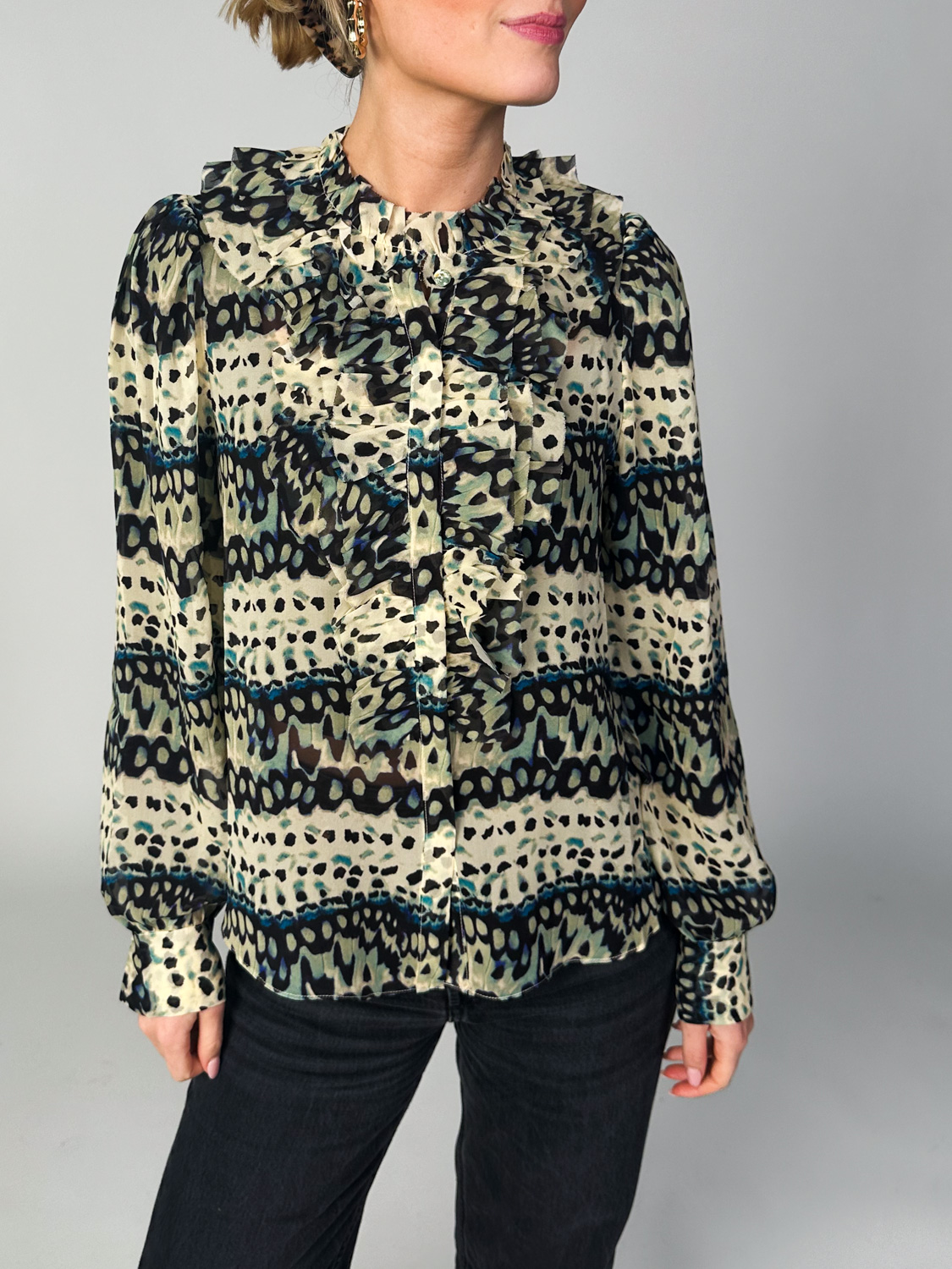 Ulla Johnson Clio – blouse with a playful pattern  multi 38