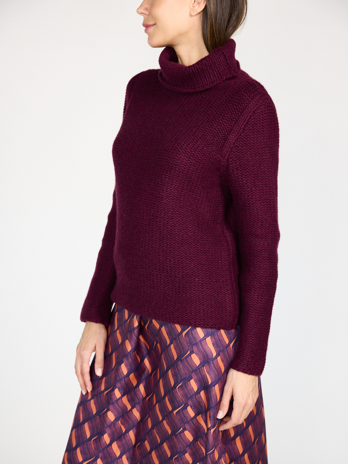 Antonia Zander Madita turtleneck sweater  bordeaux  XS