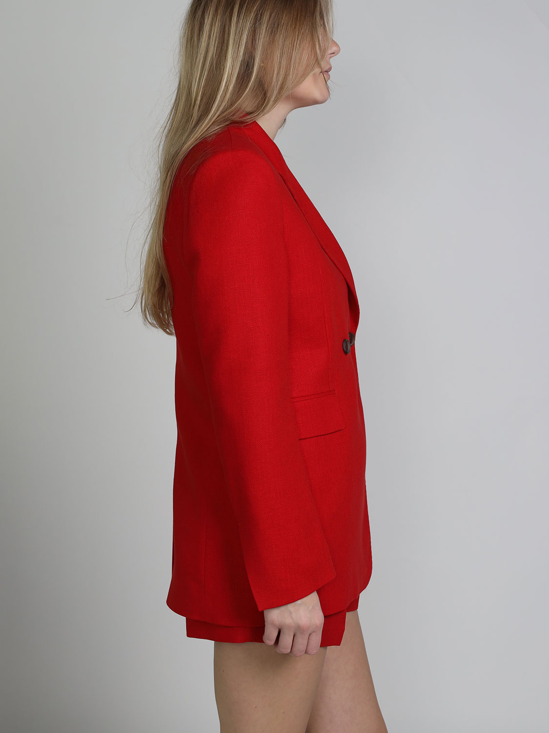 Lorena Antoniazzi Linen blazer   36 red