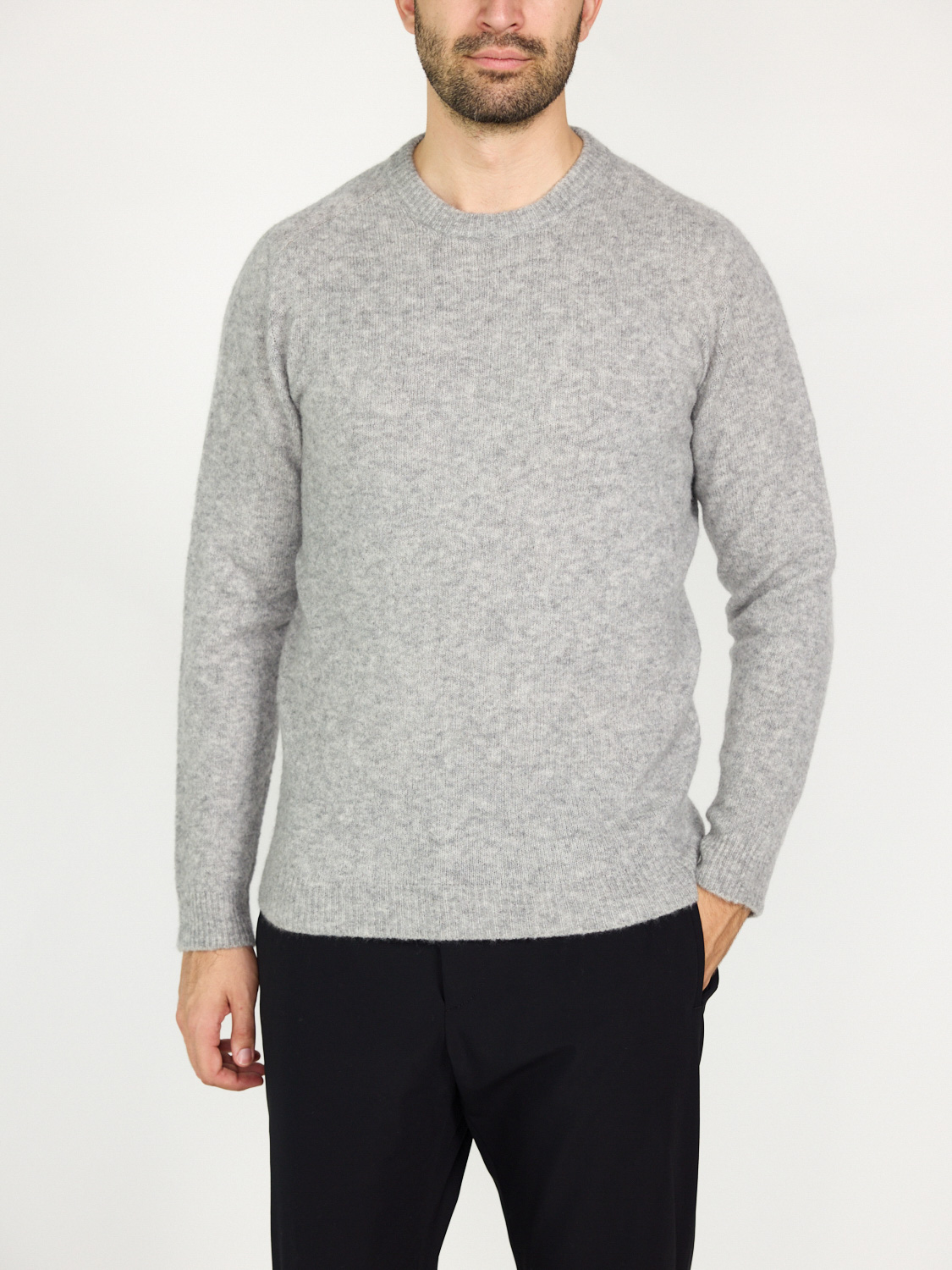 Stephan Boya Michael - Pullover aus Cashmere grigio L