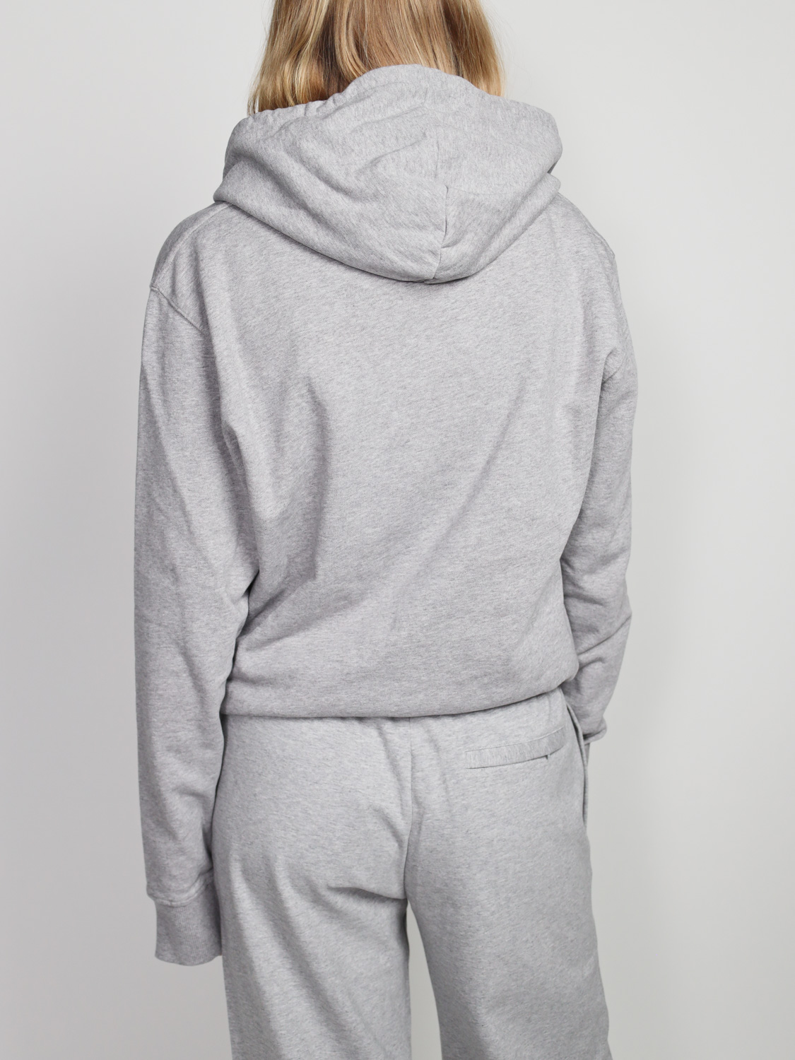 JW Anderson Hooded sweater with logo  grey M