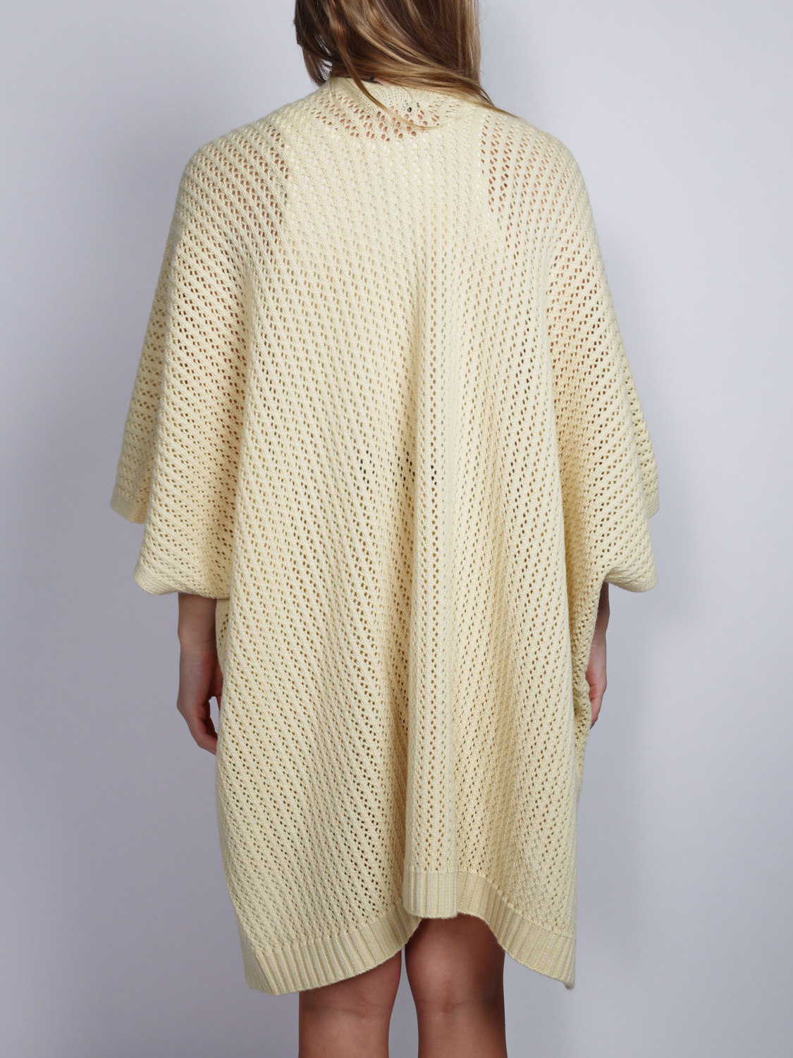 Iris von Arnim Georgina – Cashmere Poncho  yellow One Size