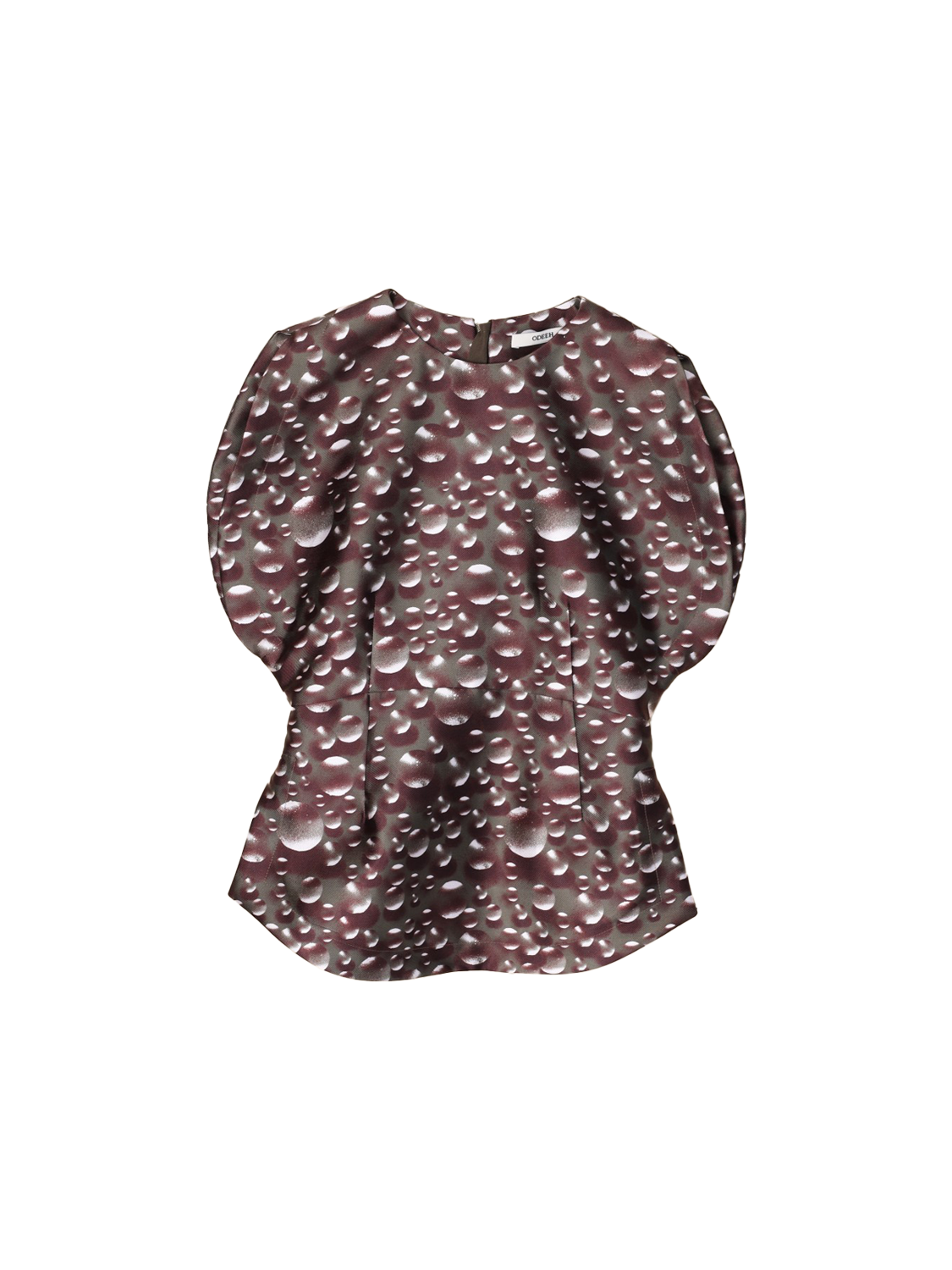 Odeeh Balloon blouse with teardrop design  multi 36