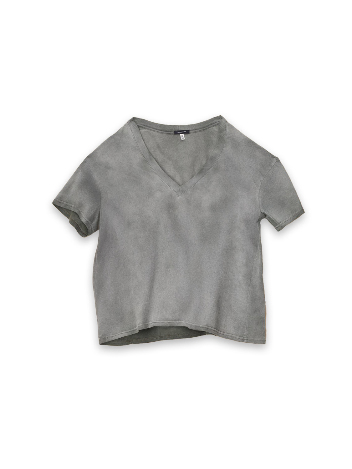 R13 V-Neck Relaxed - Shirt aus Baumwolle khaki XS