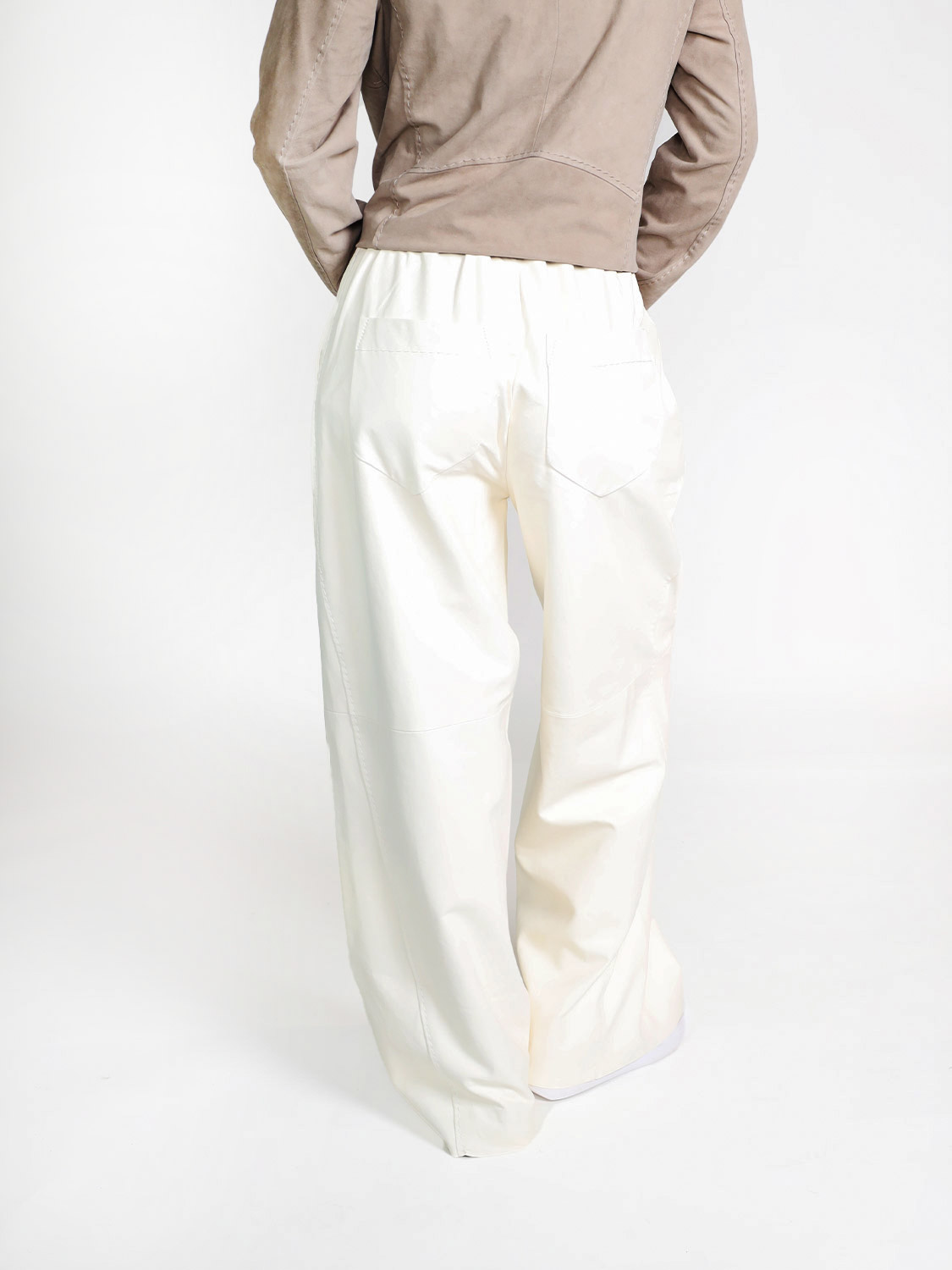 Ghera Studio Elisabeth - Hose aus Lammleder creme 38