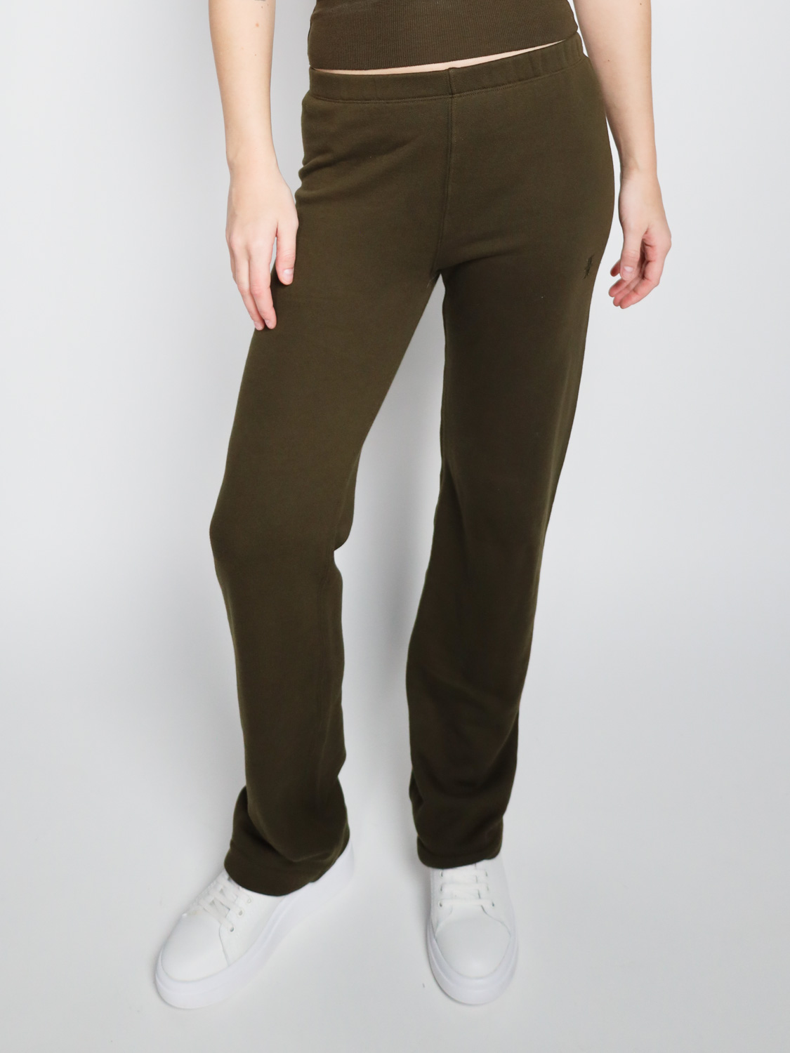 Eterne Straight leg - jogging pants with straight leg   khaki S