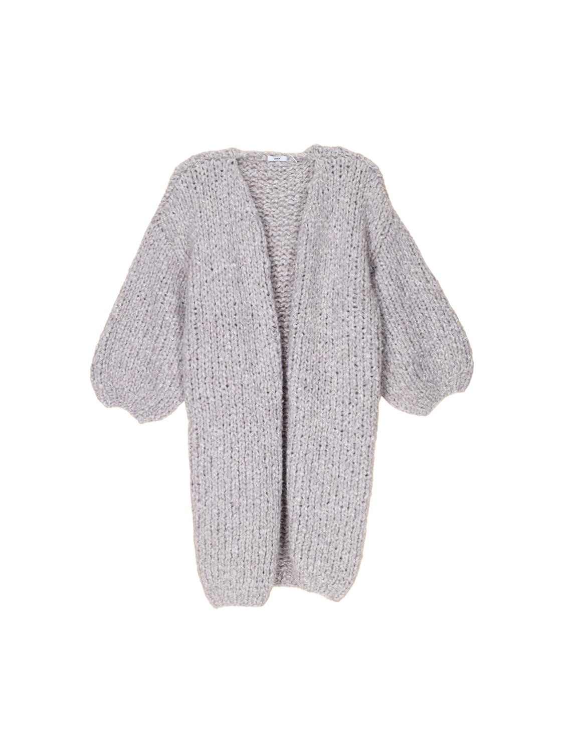 Maiami Boucle – Long cardigan  grey S/M