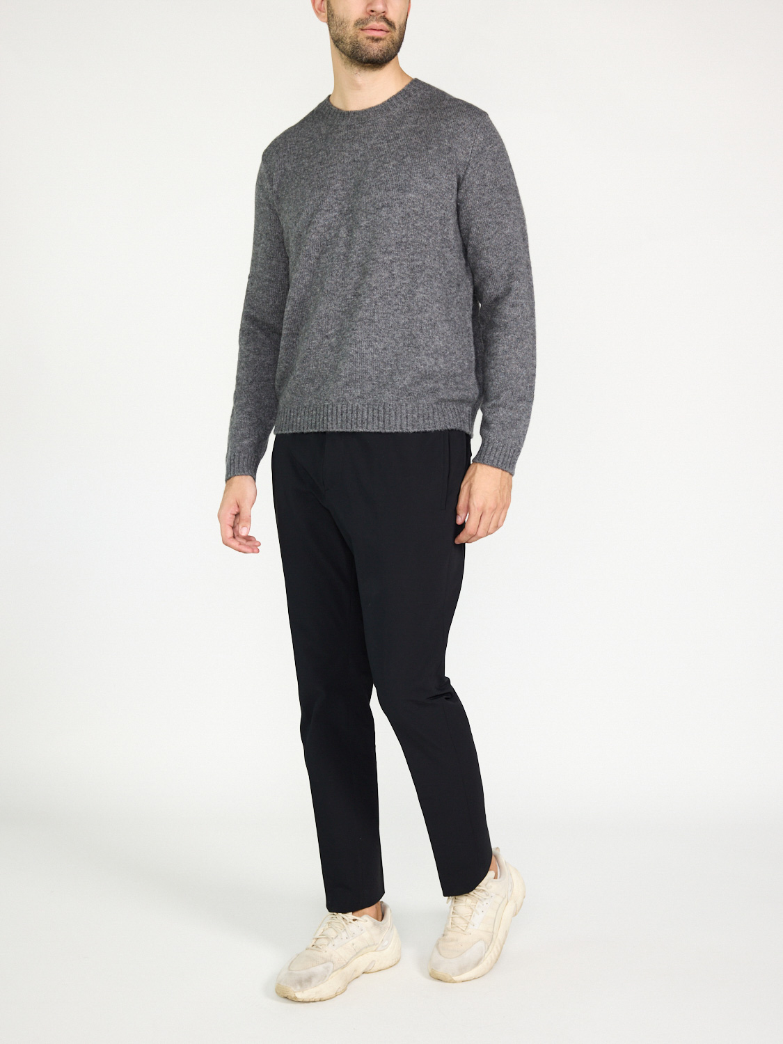 Iris von Arnim Glendal  – Pullover aus Cashmere-Seide-Mix  grau M