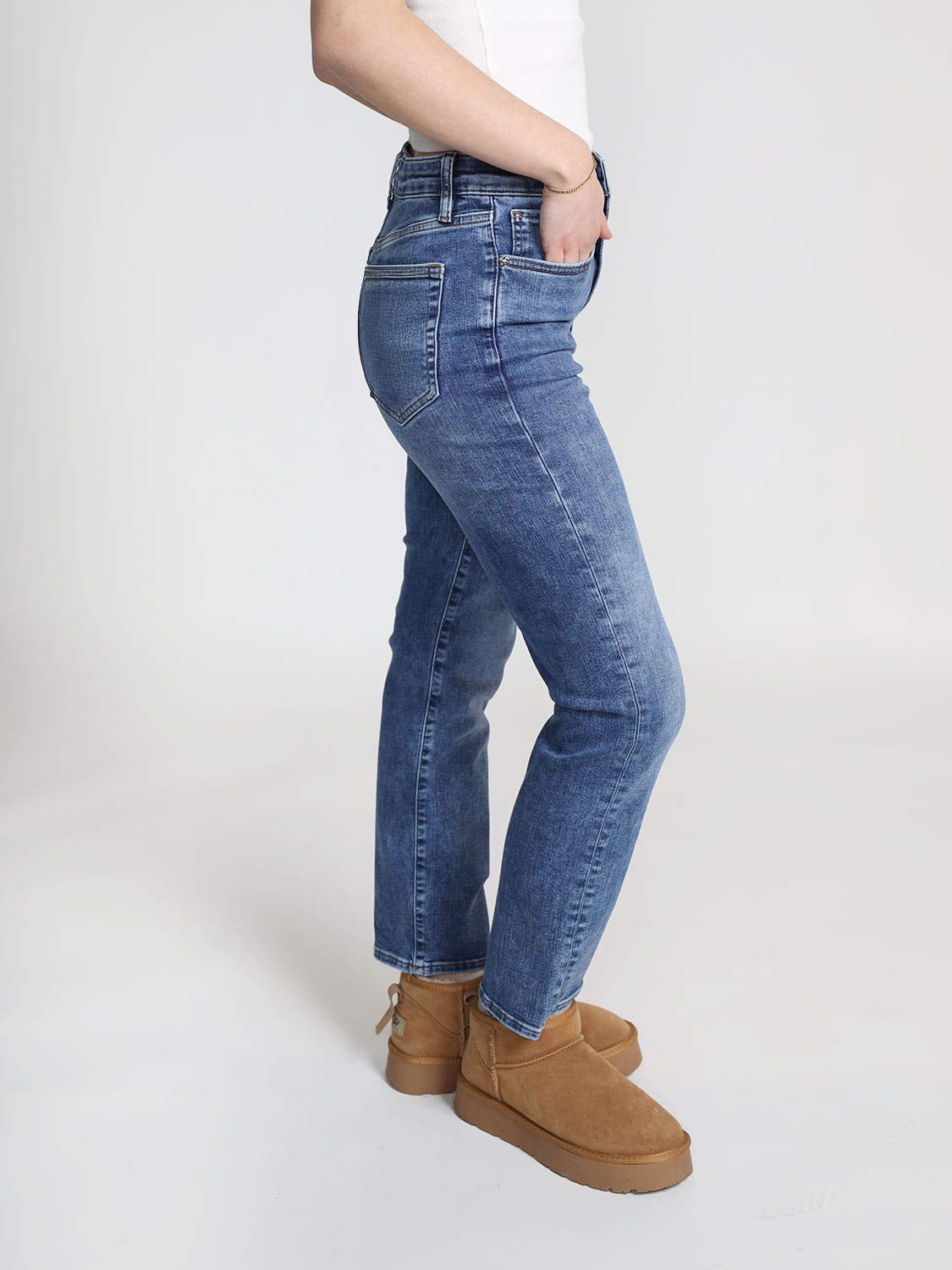 Frame The Pencil - Straight-leg jeans  blue 25