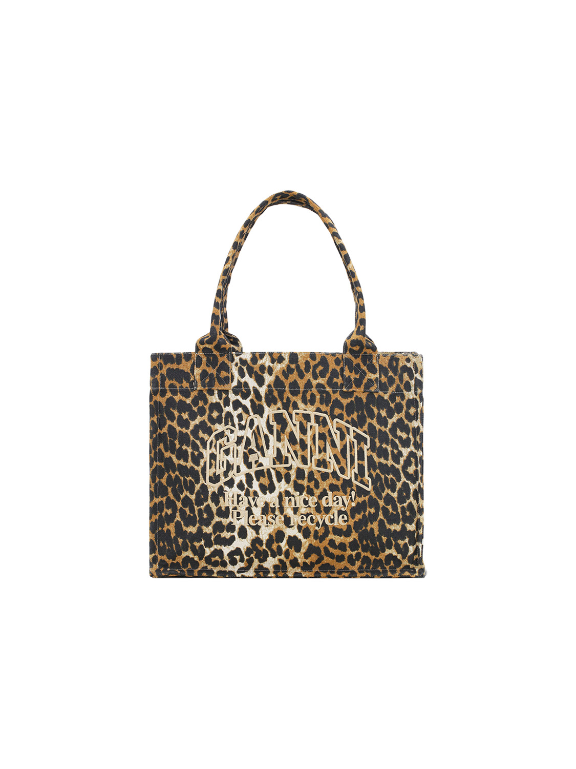 Leopard-Print Tragetasche 