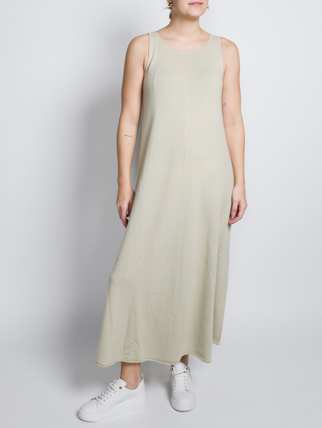 Extreme Cashmere N° 386 Elisa Short - Cashmere maxi dress   creme One Size