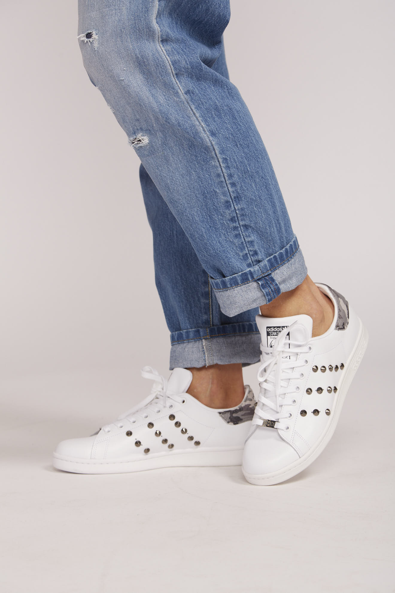 Adidas argento stan smith online