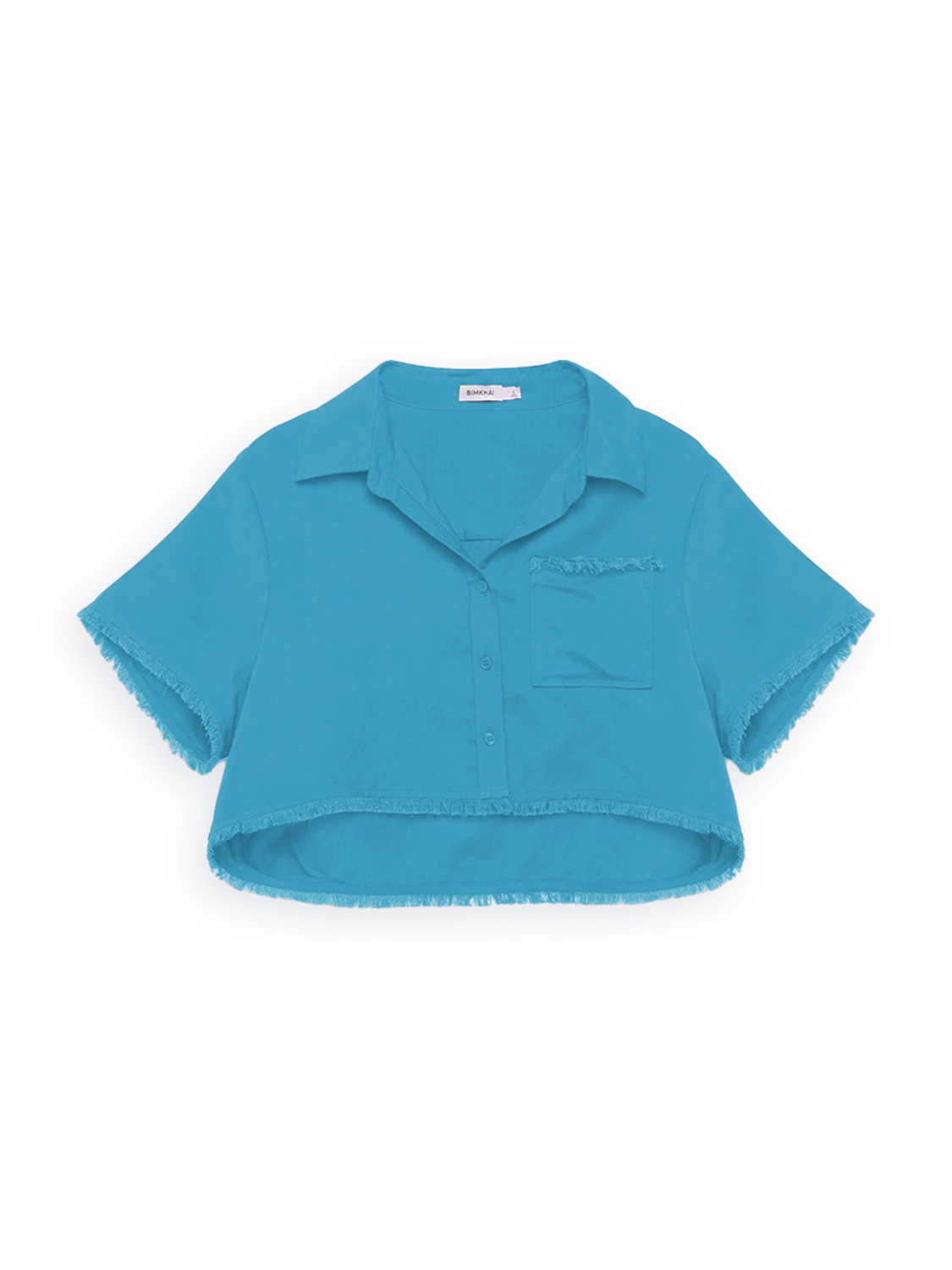 Simkhai Solange - beschnittenes Shirt blau S