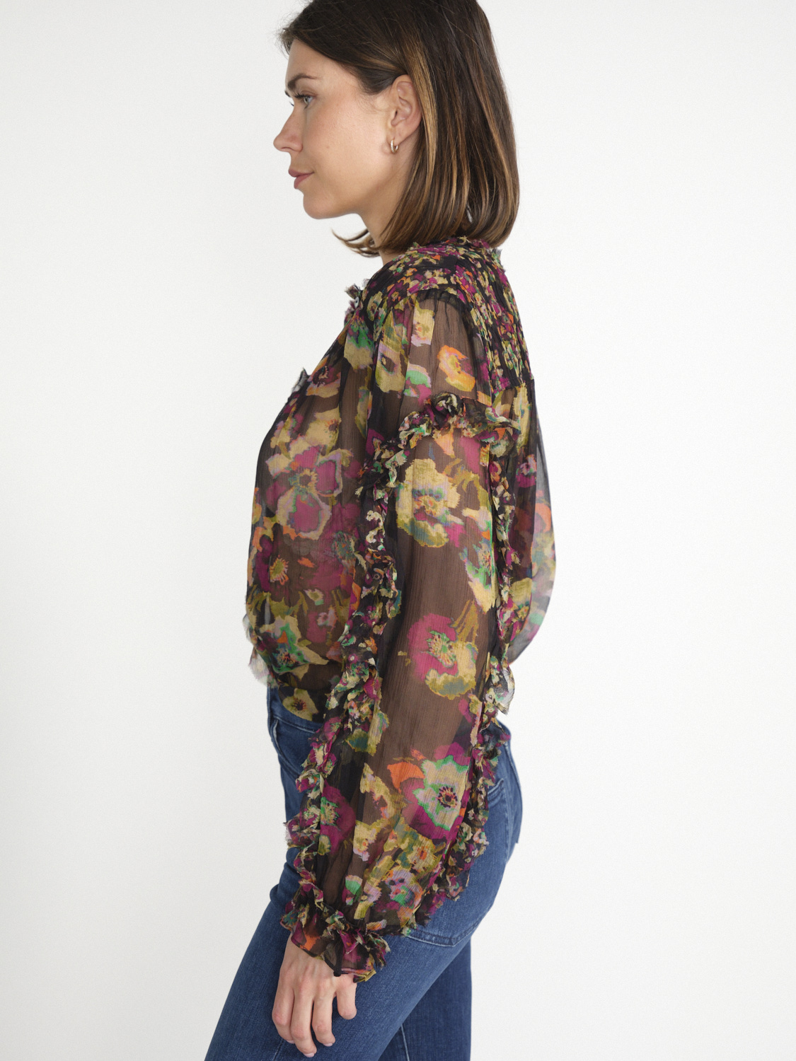 Ulla Johnson Andi blouse with floral print  multi 42