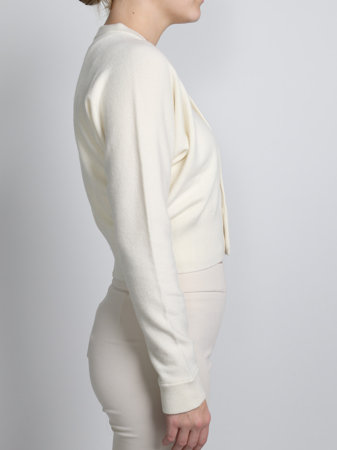 Extreme Cashmere N°257 Blouson - Cashmere Cardigan   creme One Size