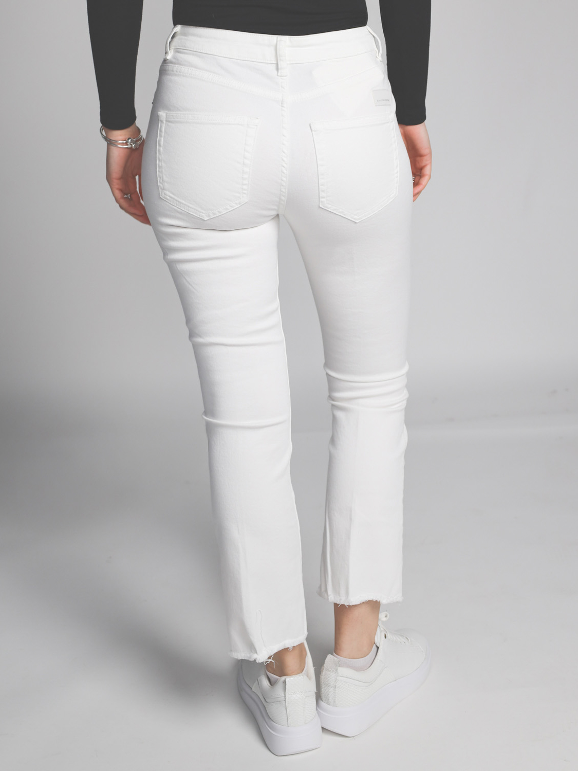 nine in the morning Cropped jeans with flare    creme 26