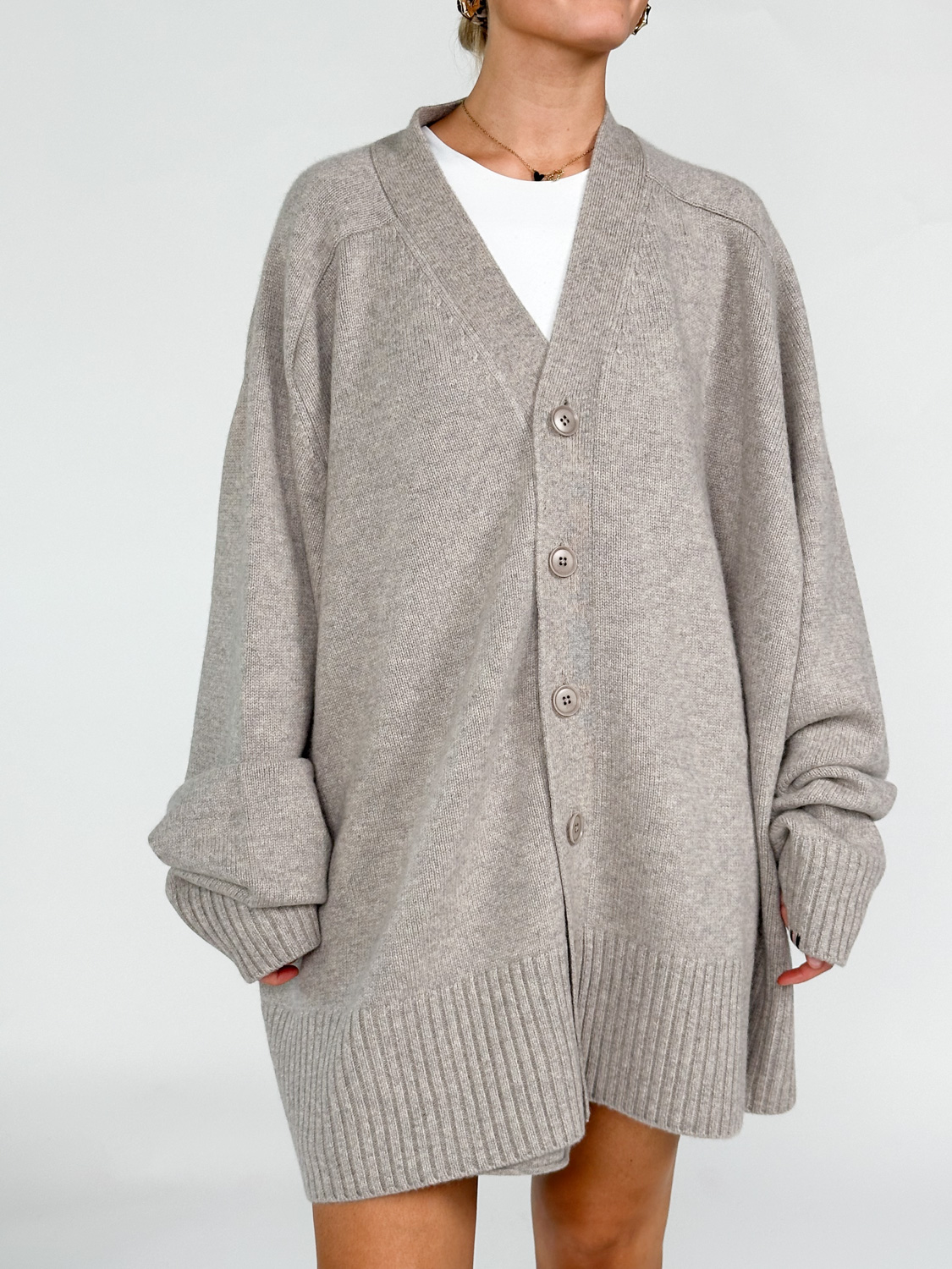 Extreme Cashmere N°378 Taurus – Cardigan aus Cashmere  topo Talla única