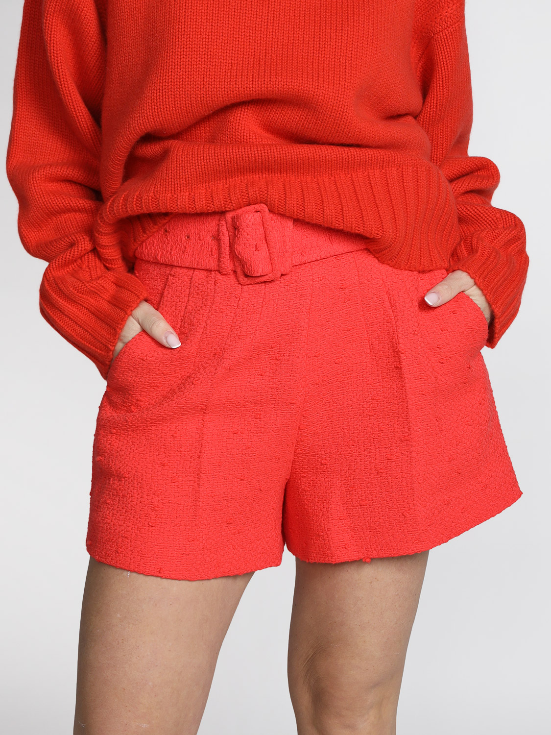 Sly010 Tweed Shorts red 34