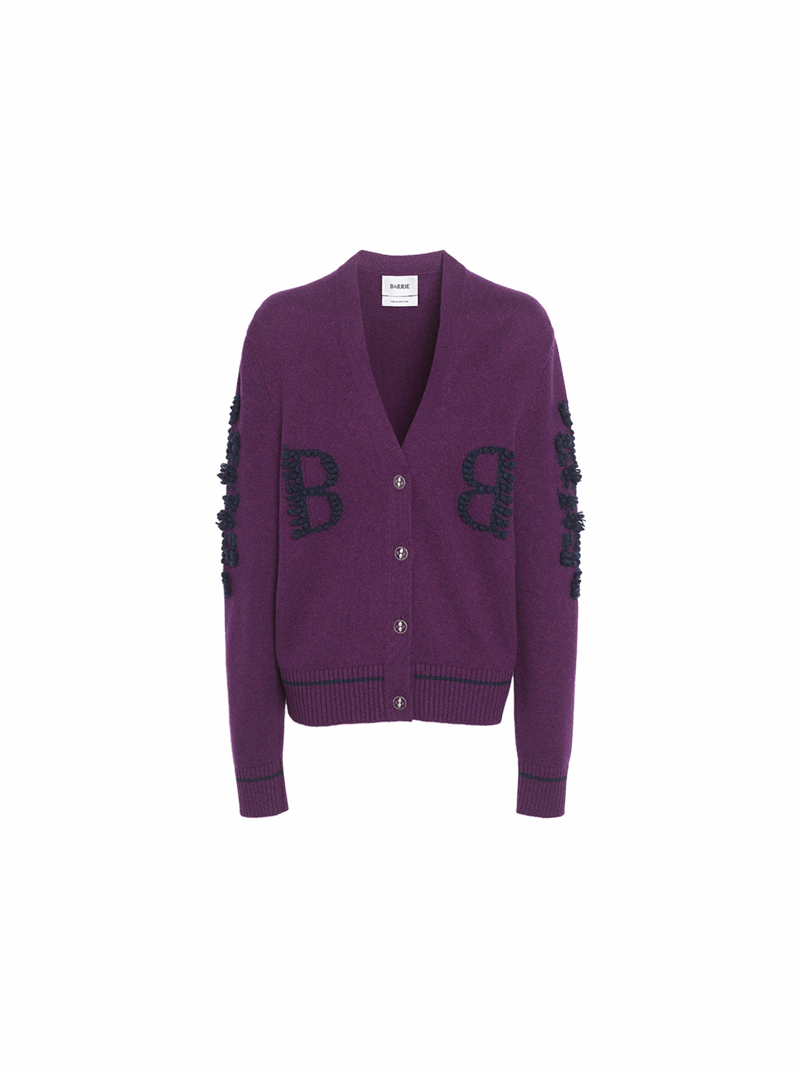 Barrie Thistle League Cardigan – Cashmere-Cardigan   lila S