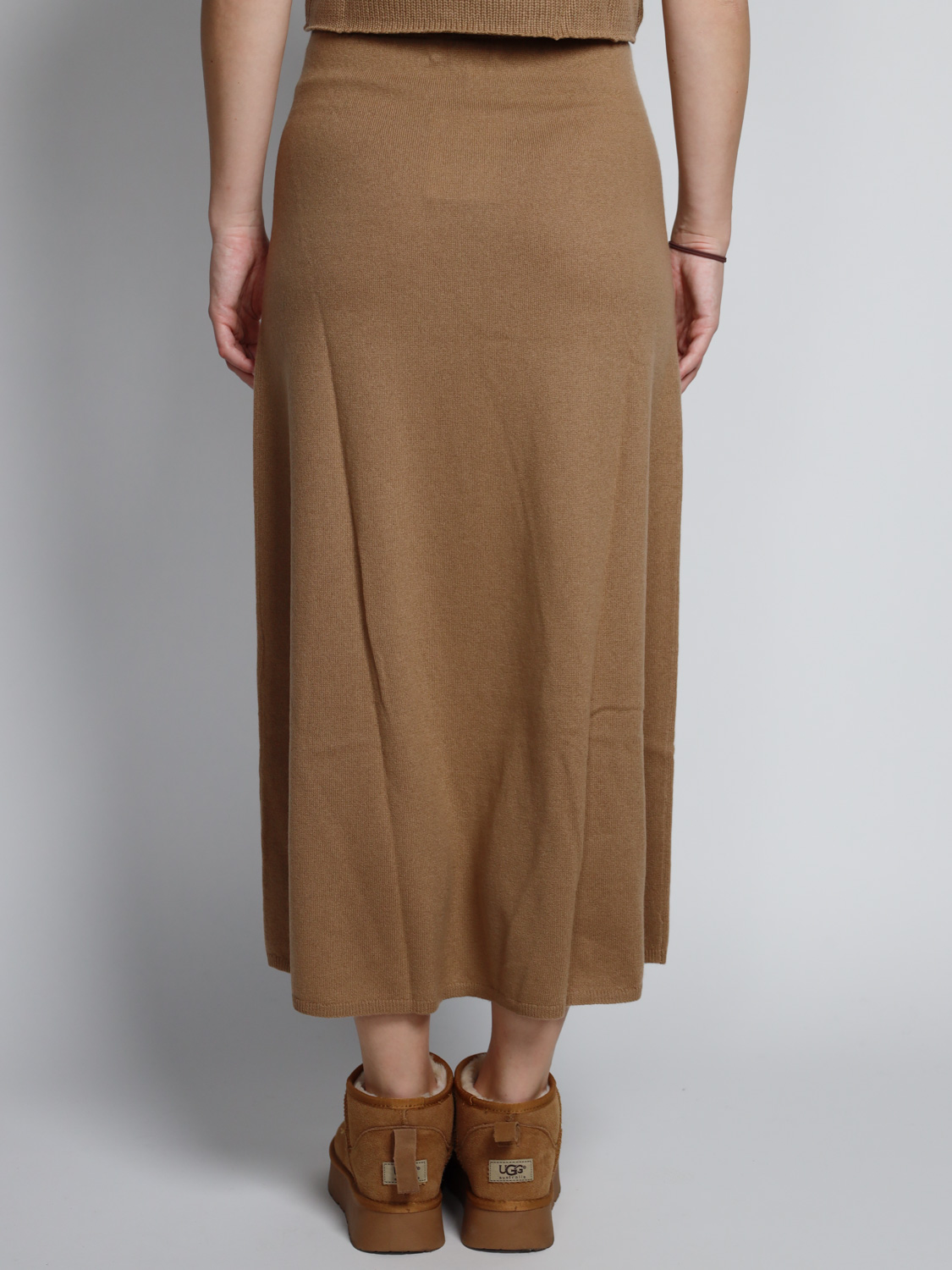 Lisa Yang Dolly – cashmere maxi skirt  camel XS/S