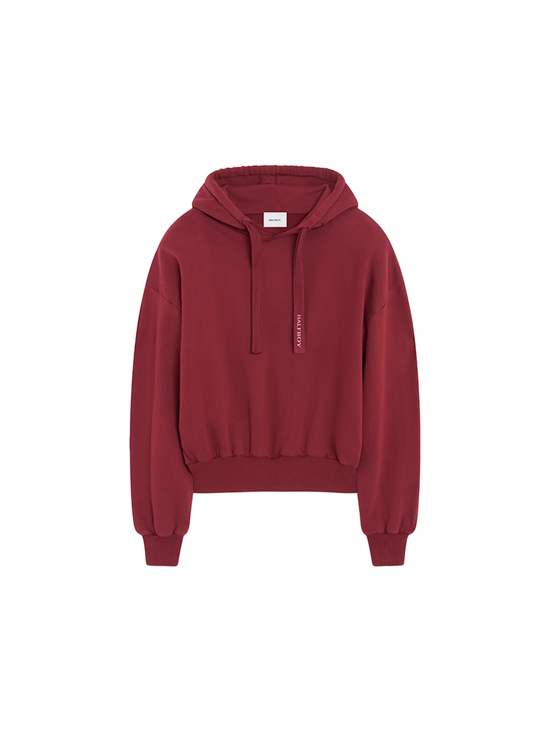 Halfboy Cropped Hoodie   rojo XS