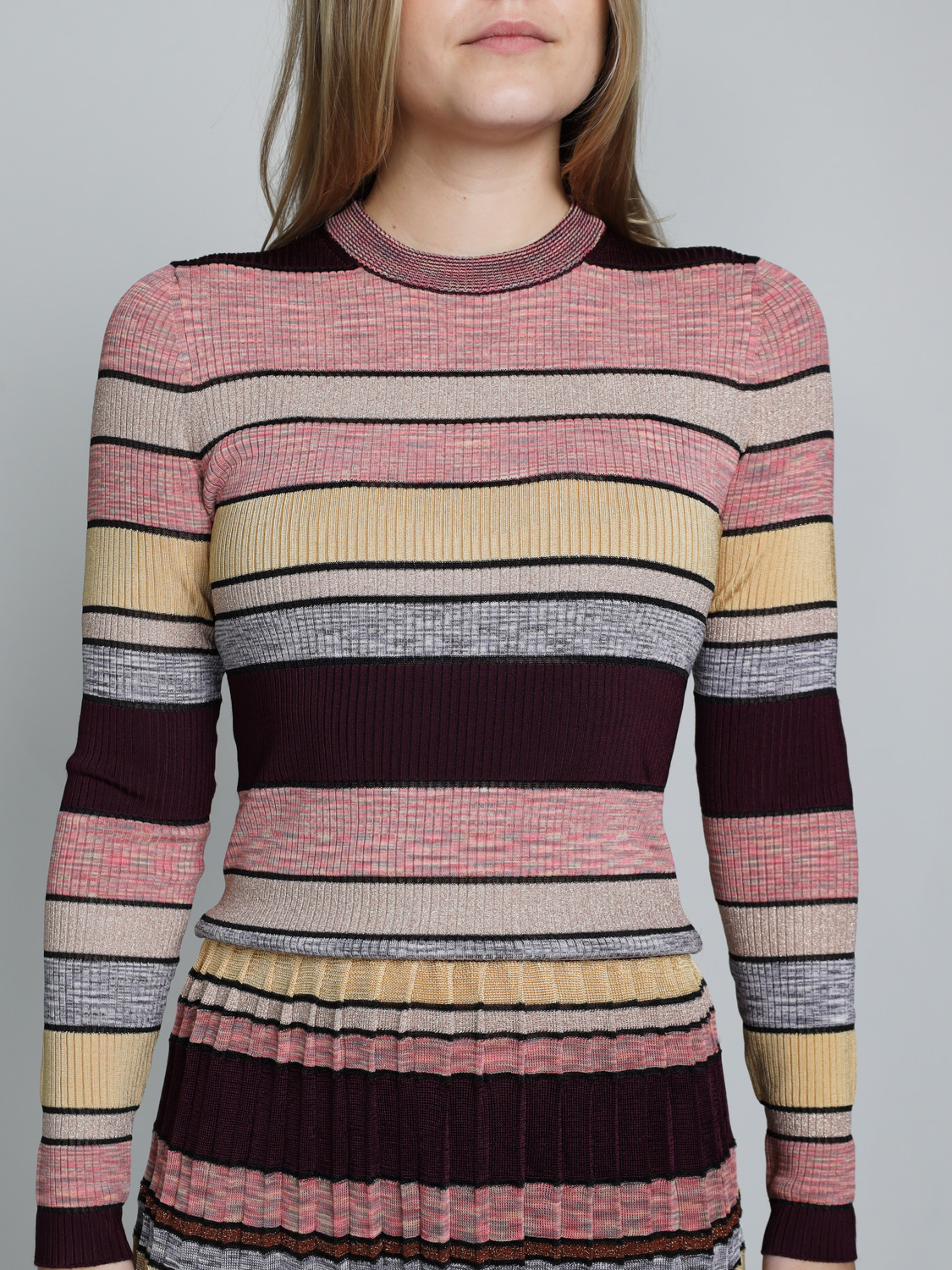 Ulla Johnson Denia striped top with lurex details  mehrfarbig S