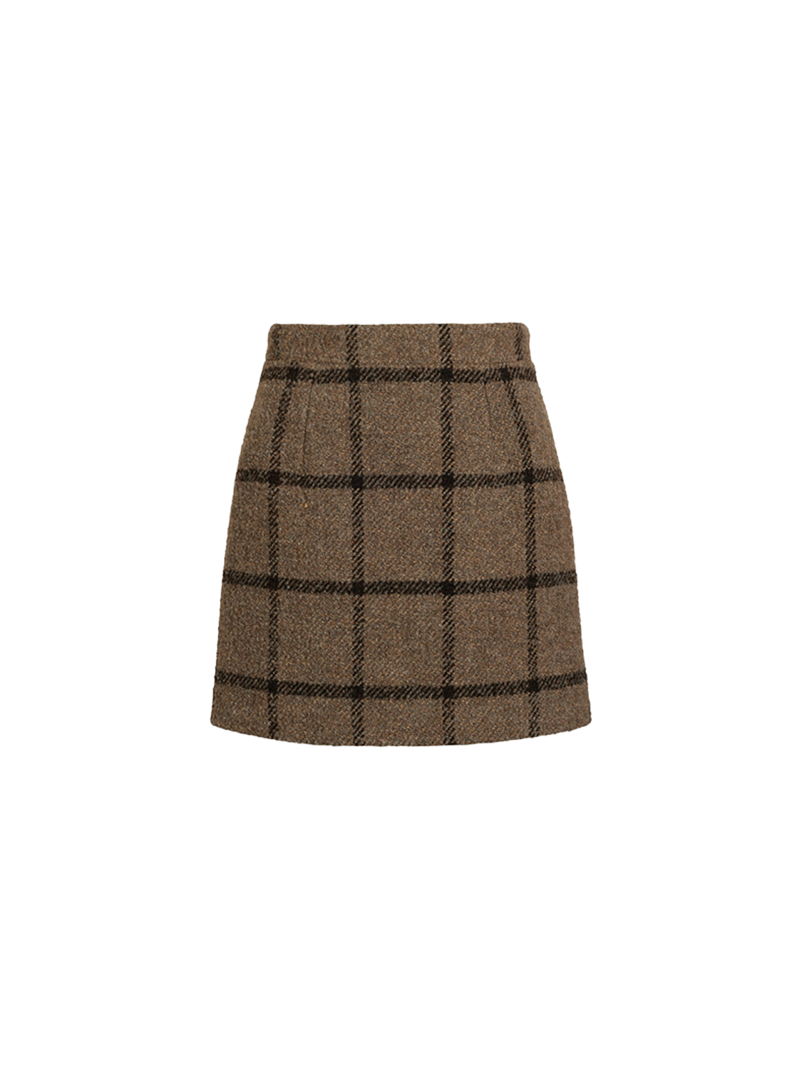 Mini skirt with a checked pattern 